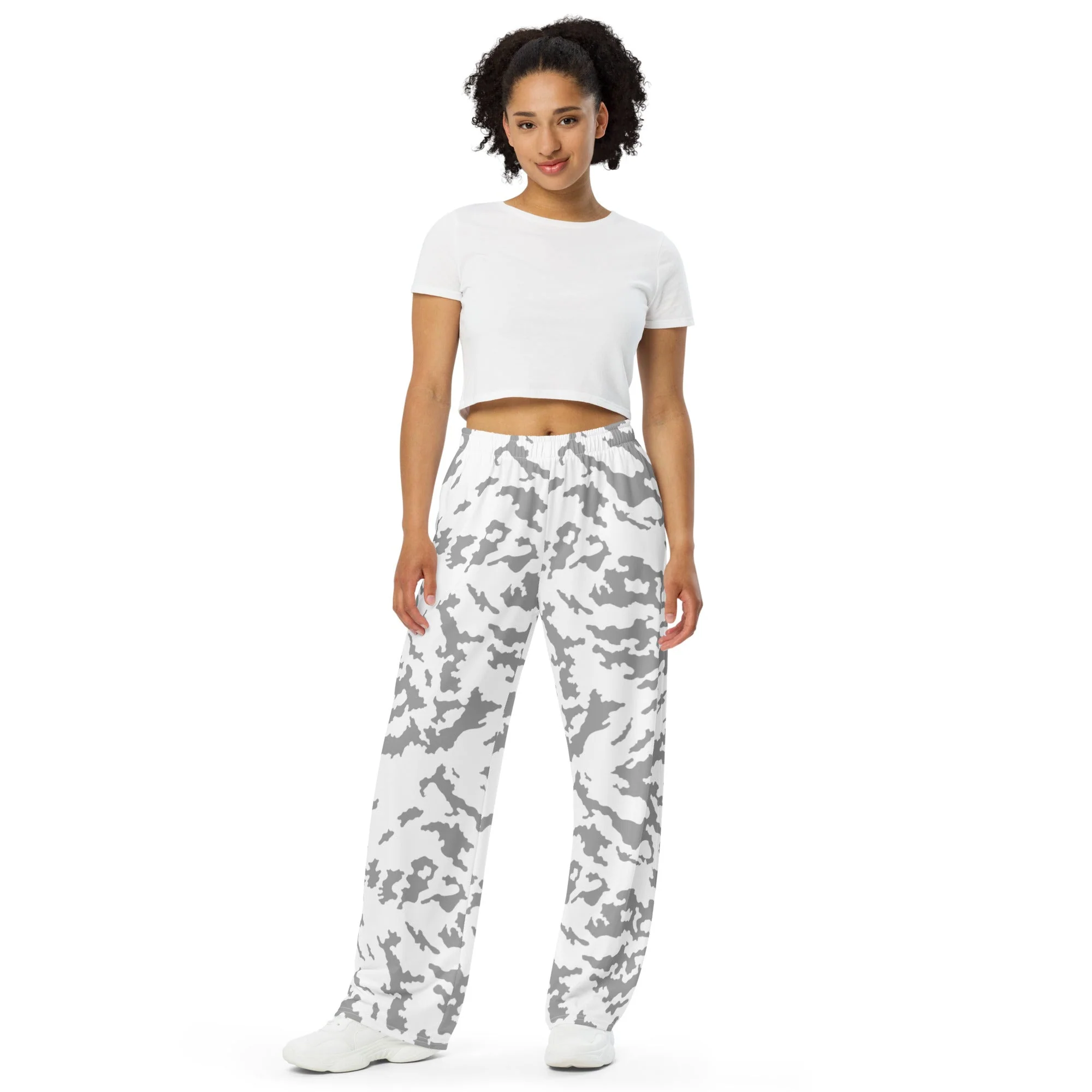 Russian Barvikha Red Dawn Snow Movie CAMO Unisex Wide-Leg Leisure Pants - Image 6