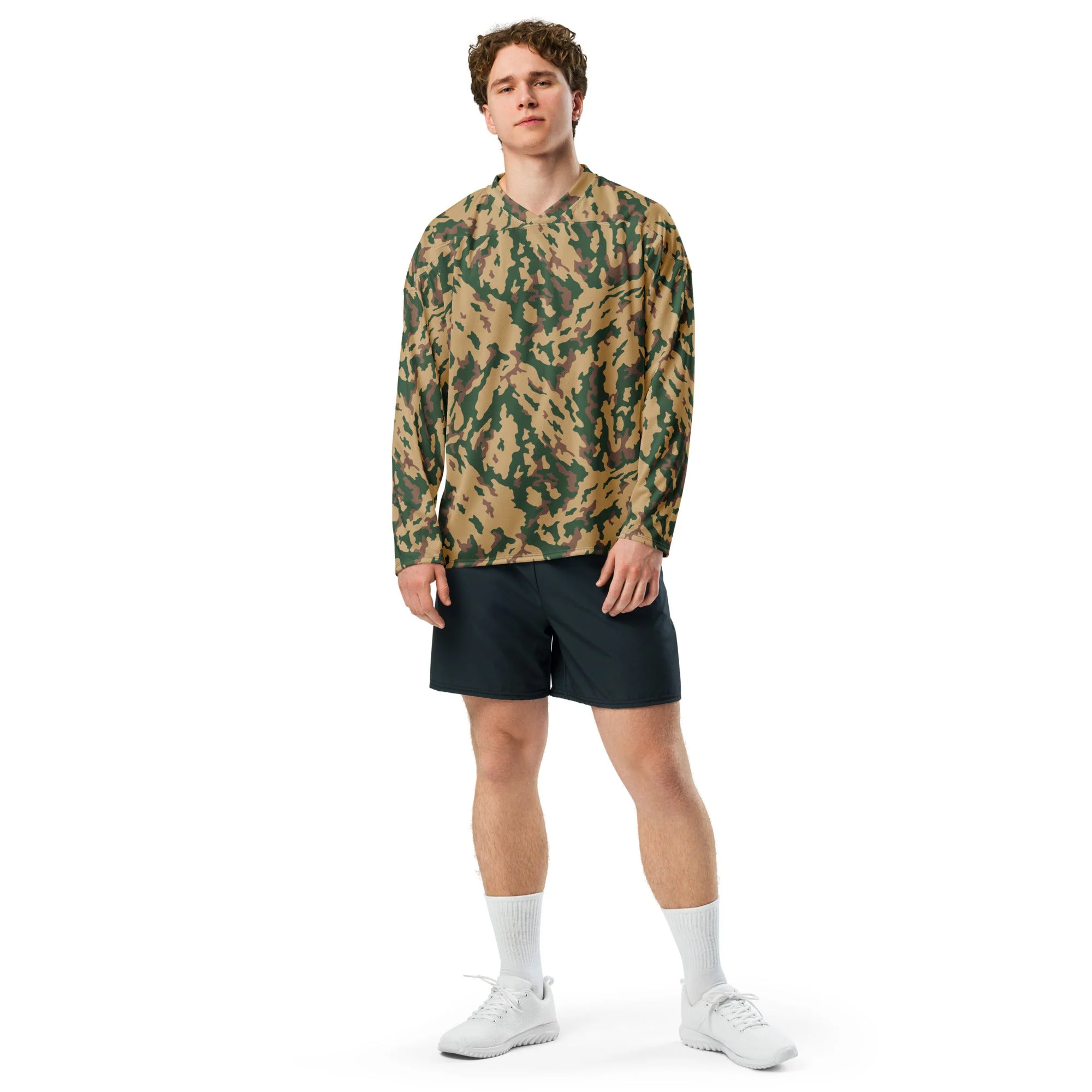 Russian Barvikha Desert CAMO Unisex Hockey Fan Jersey - Image 13