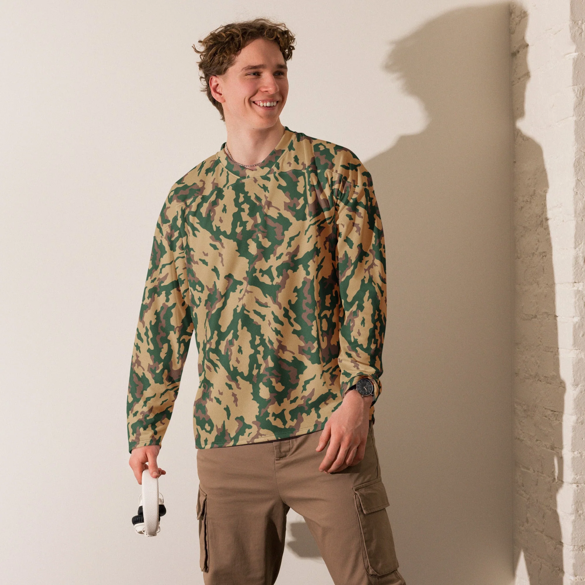 Russian Barvikha Desert CAMO Unisex Hockey Fan Jersey - Image 6