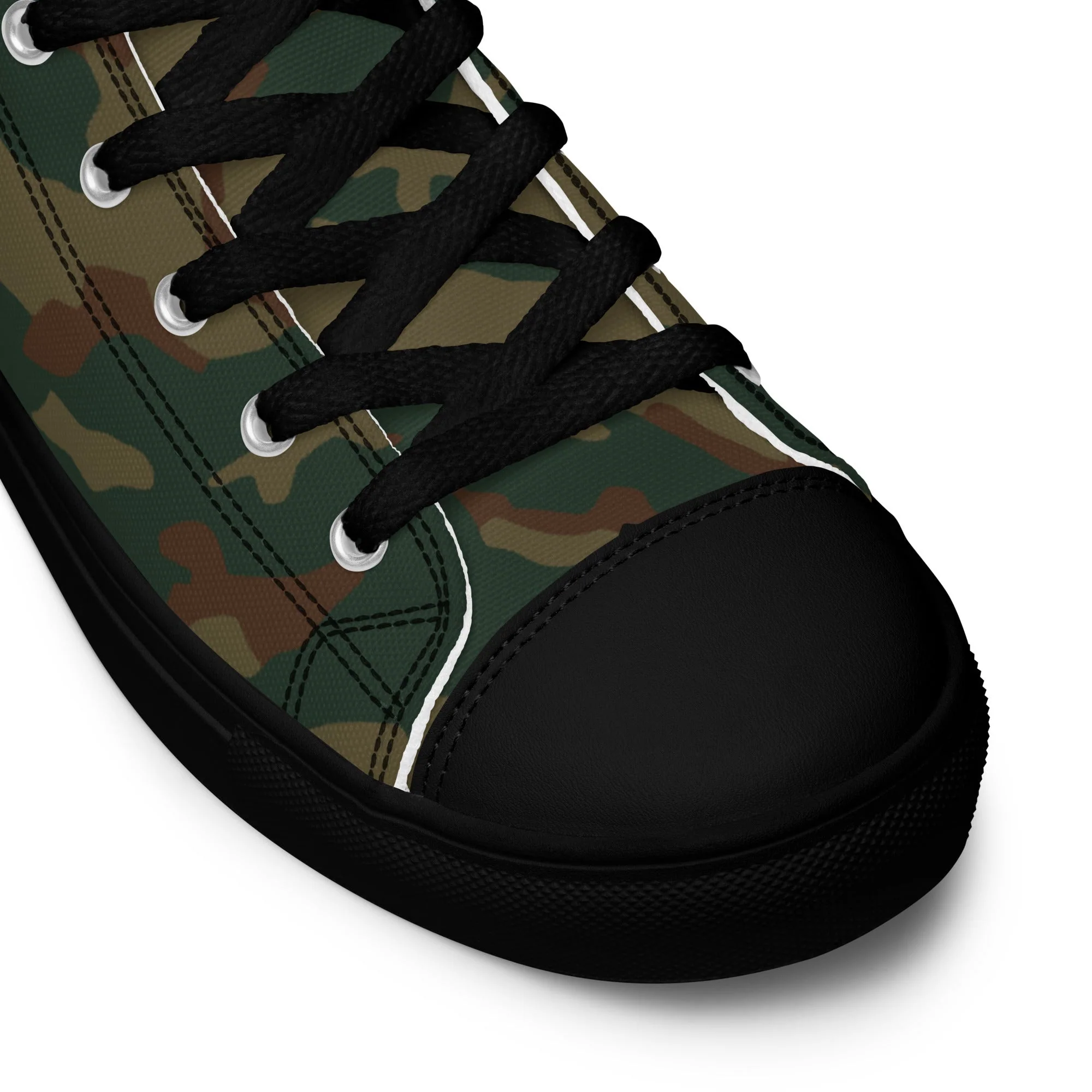 Russian Barvikha Mountain CAMO Mens High-Top Canvas Shoes - Image 5