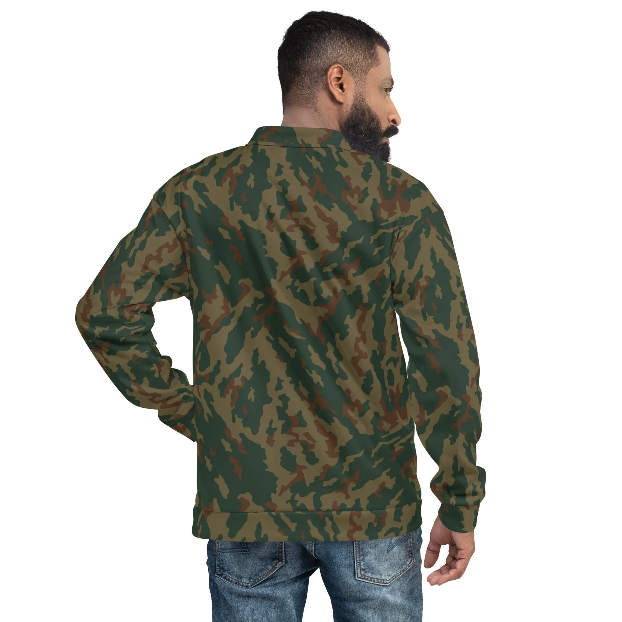 Russian Barvikha Mountain CAMO Unisex Bomber Jacket - Image 2