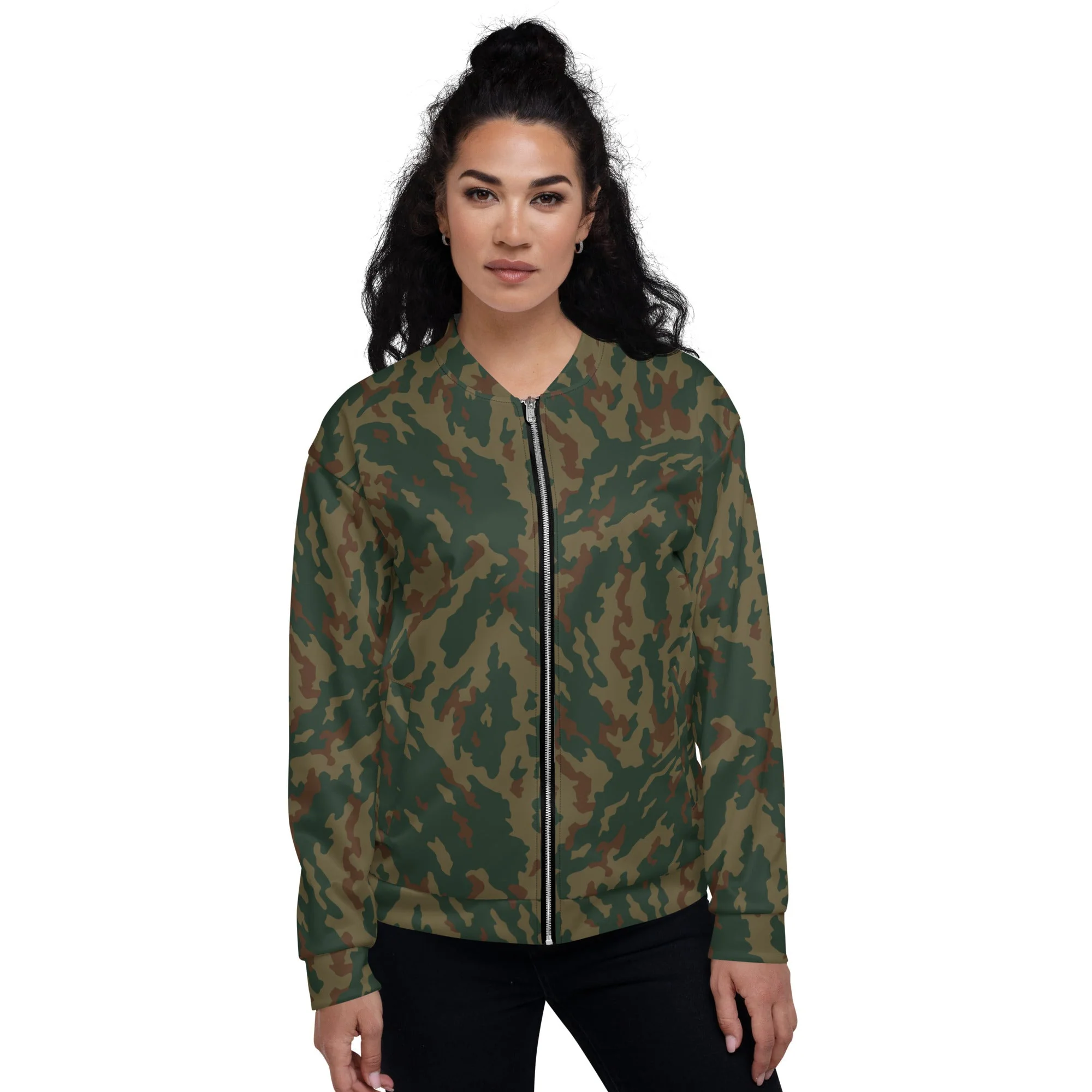 Russian Barvikha Mountain CAMO Unisex Bomber Jacket - Image 5