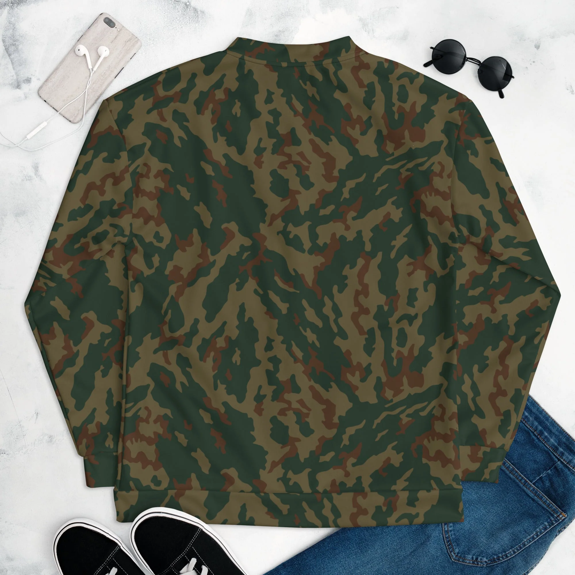 Russian Barvikha Mountain CAMO Unisex Bomber Jacket - Image 9