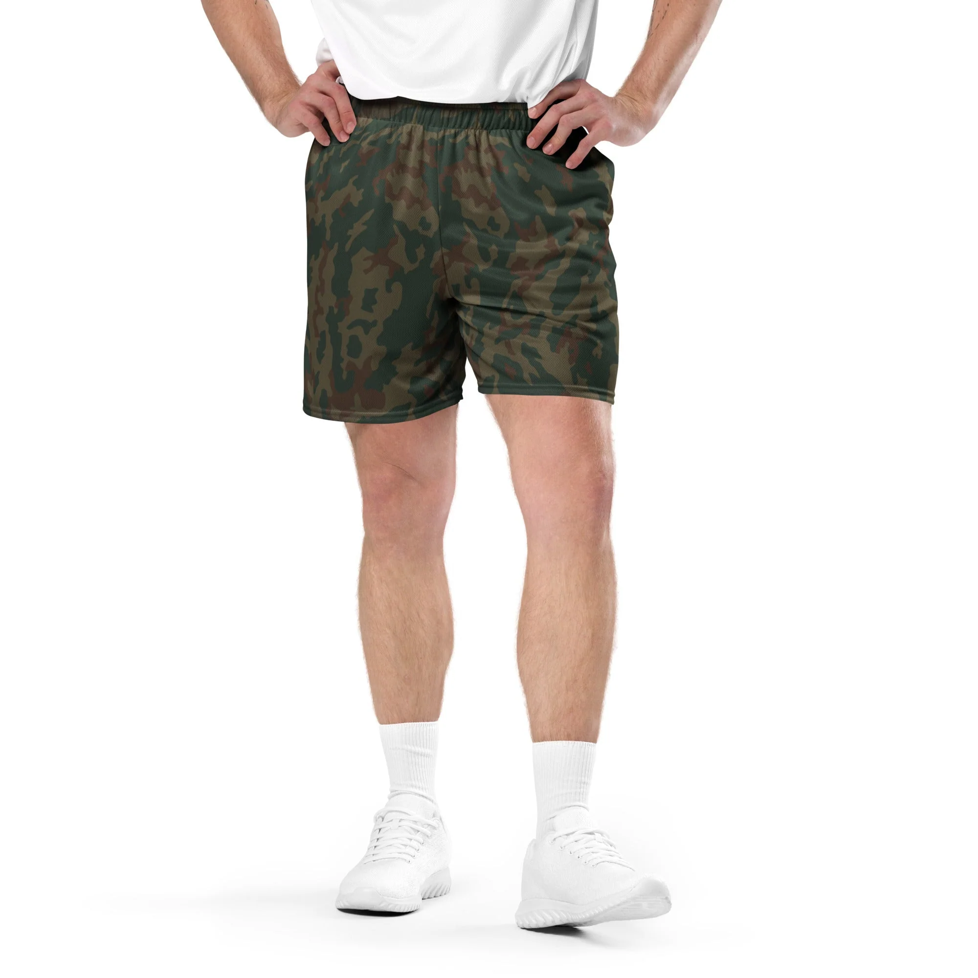 Russian Barvikha Mountain CAMO Unisex Mesh Shorts - Image 4