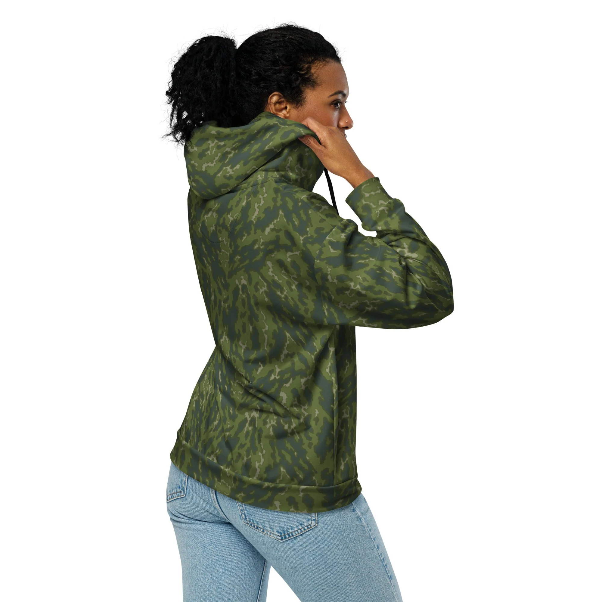 Russian Barvikha Woodland CAMO Unisex Zip Hoodie - Image 13