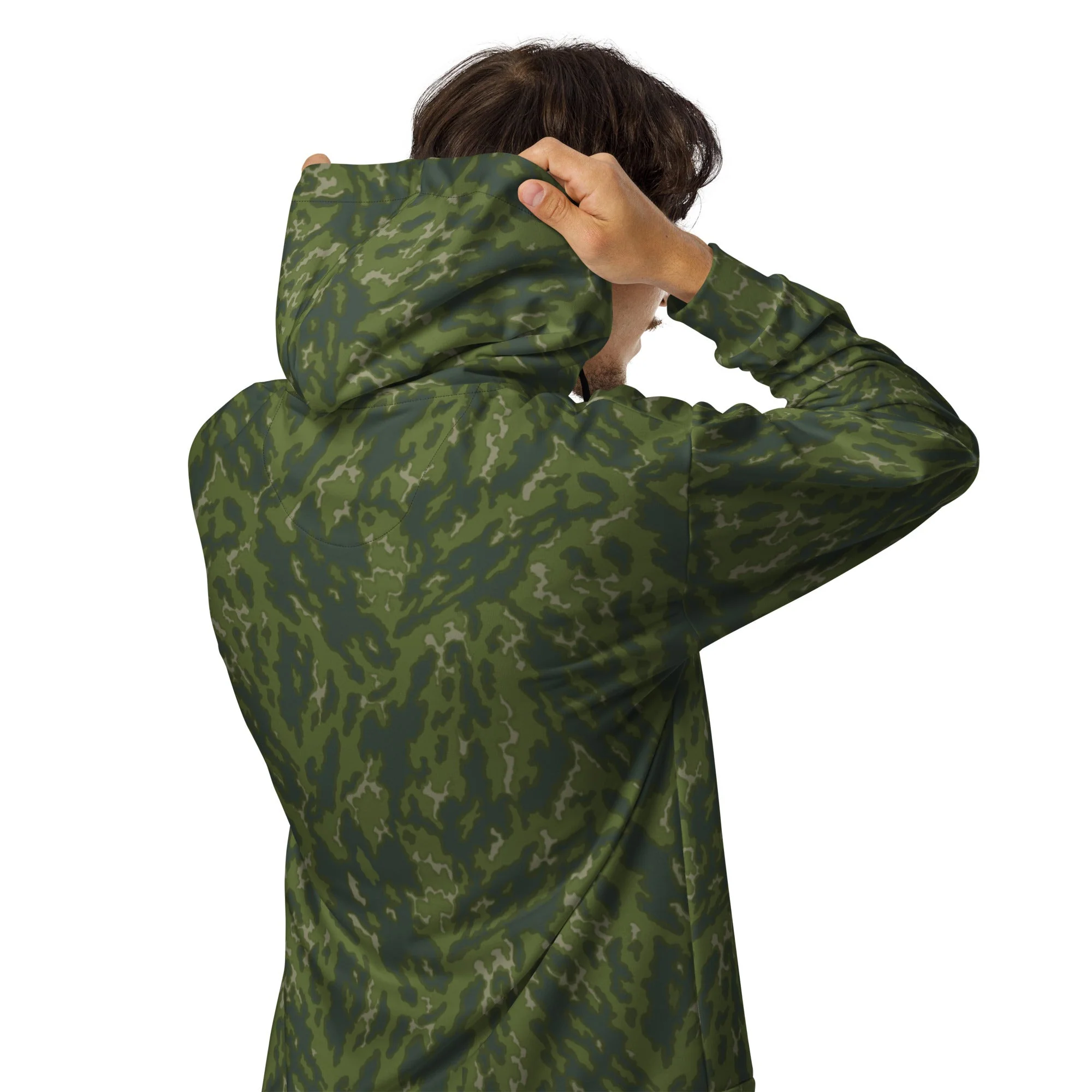 Russian Barvikha Woodland CAMO Unisex Zip Hoodie - Image 14