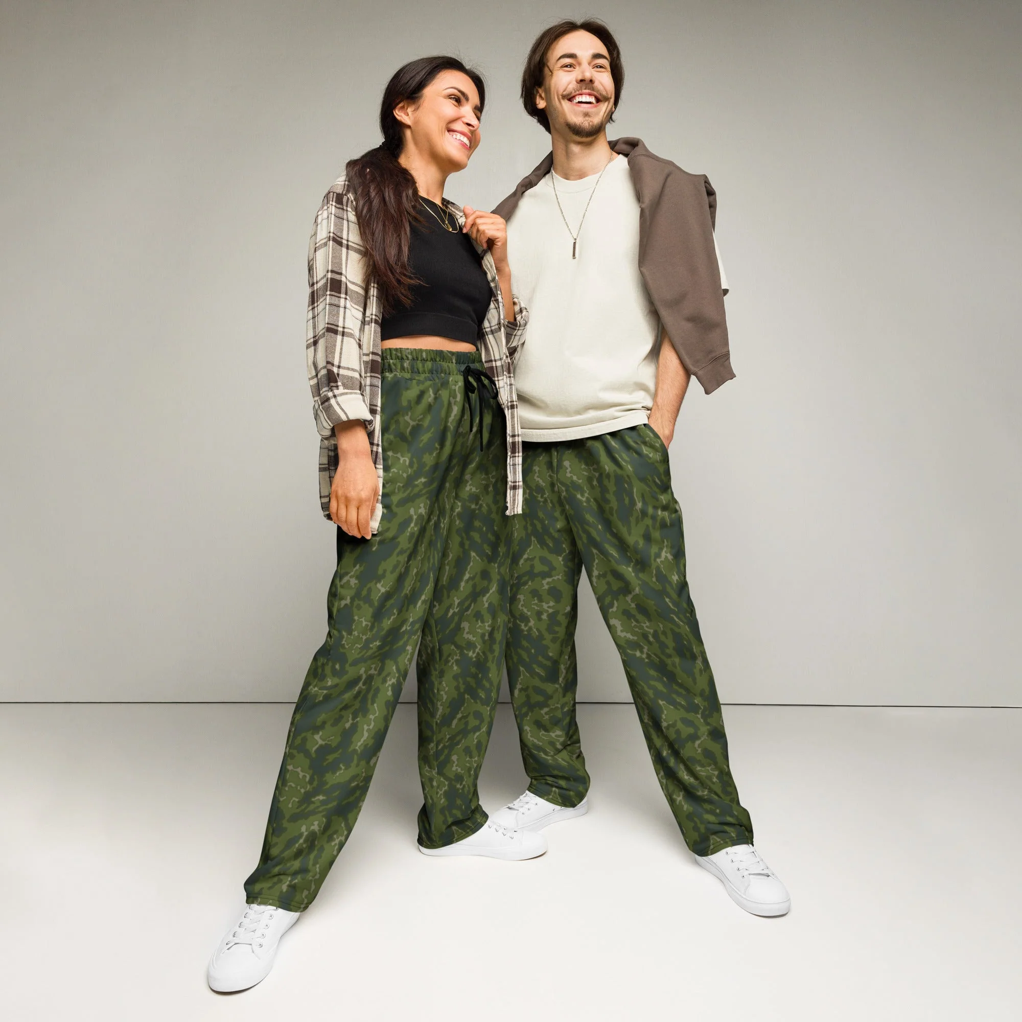 Russian Barvikha Woodland CAMO Unisex Wide-Leg Joggers