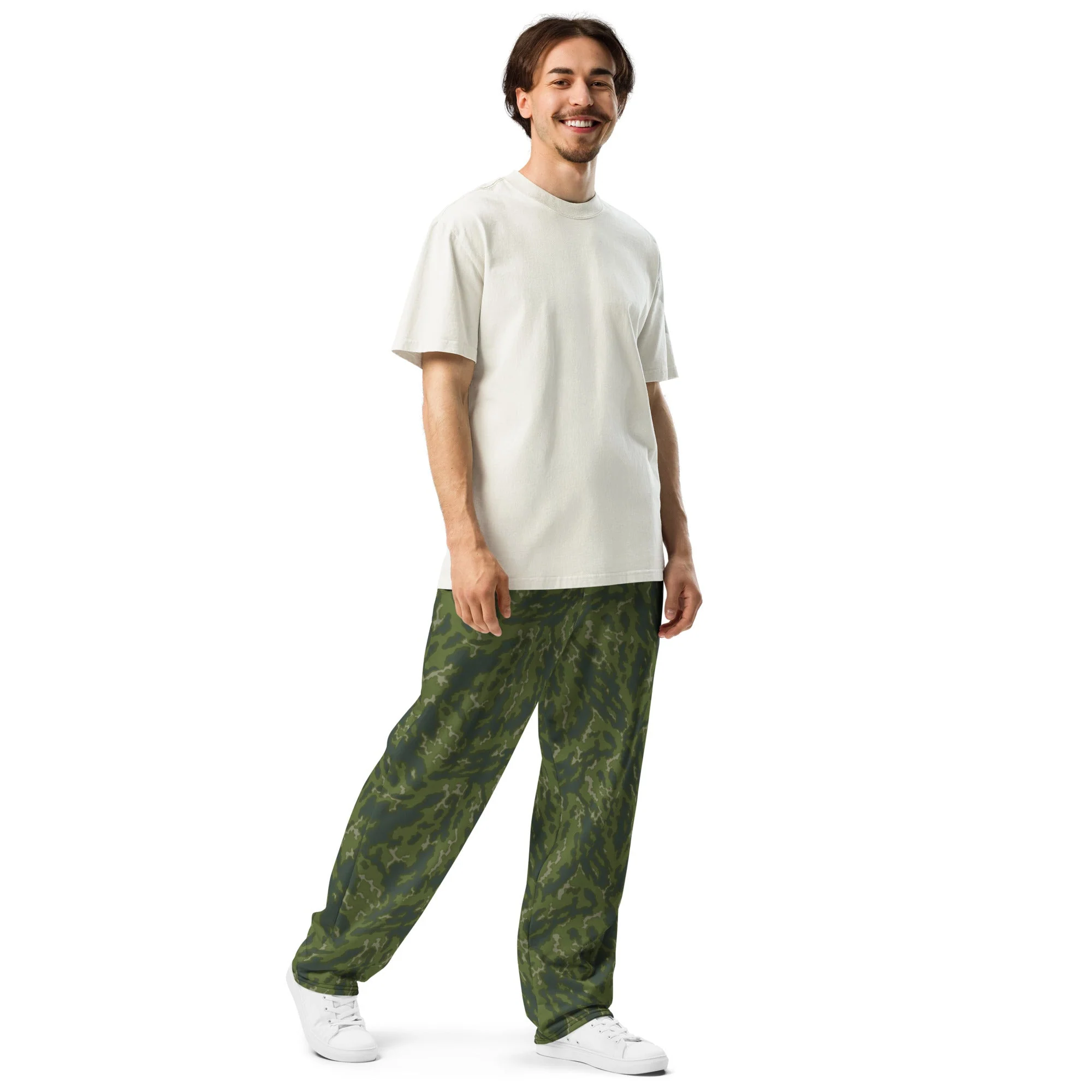 Russian Barvikha Woodland CAMO Unisex Wide-Leg Joggers - Image 2
