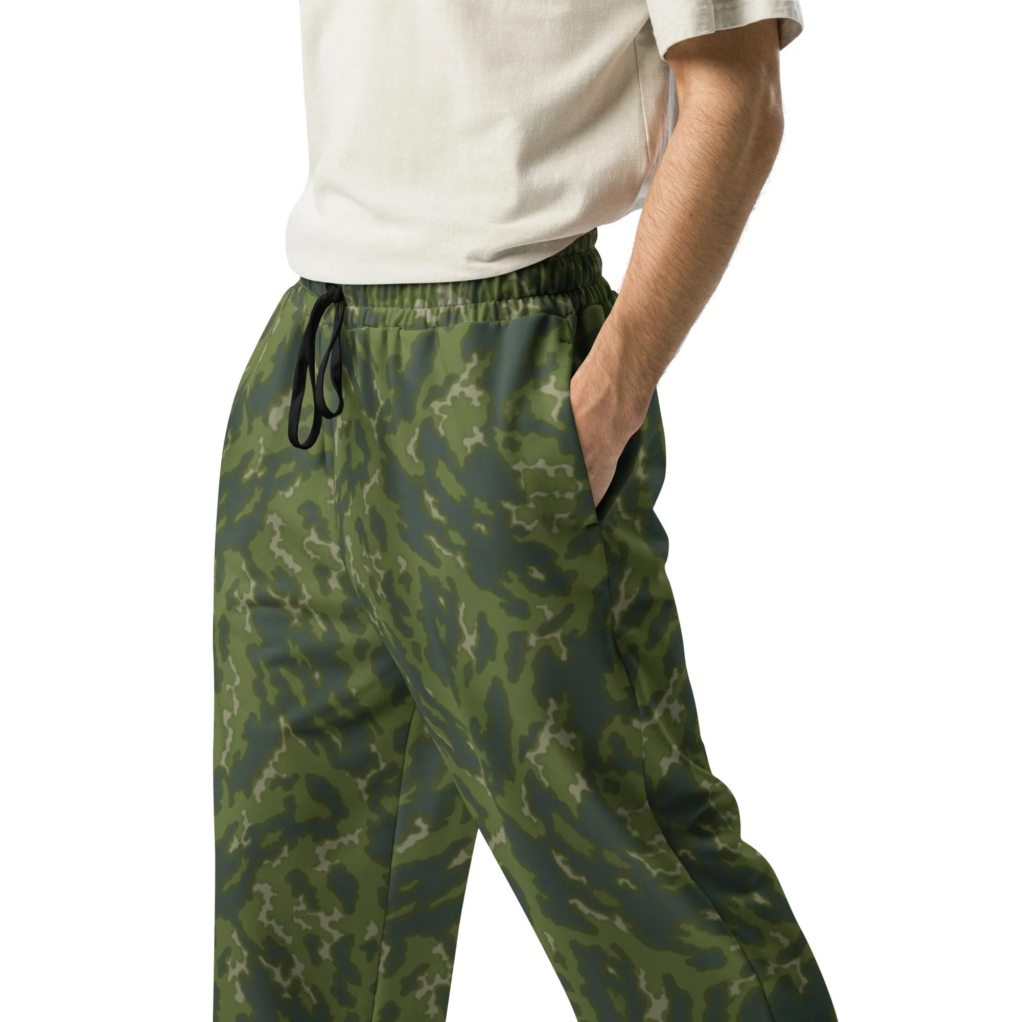 Russian Barvikha Woodland CAMO Unisex Wide-Leg Joggers - Image 4