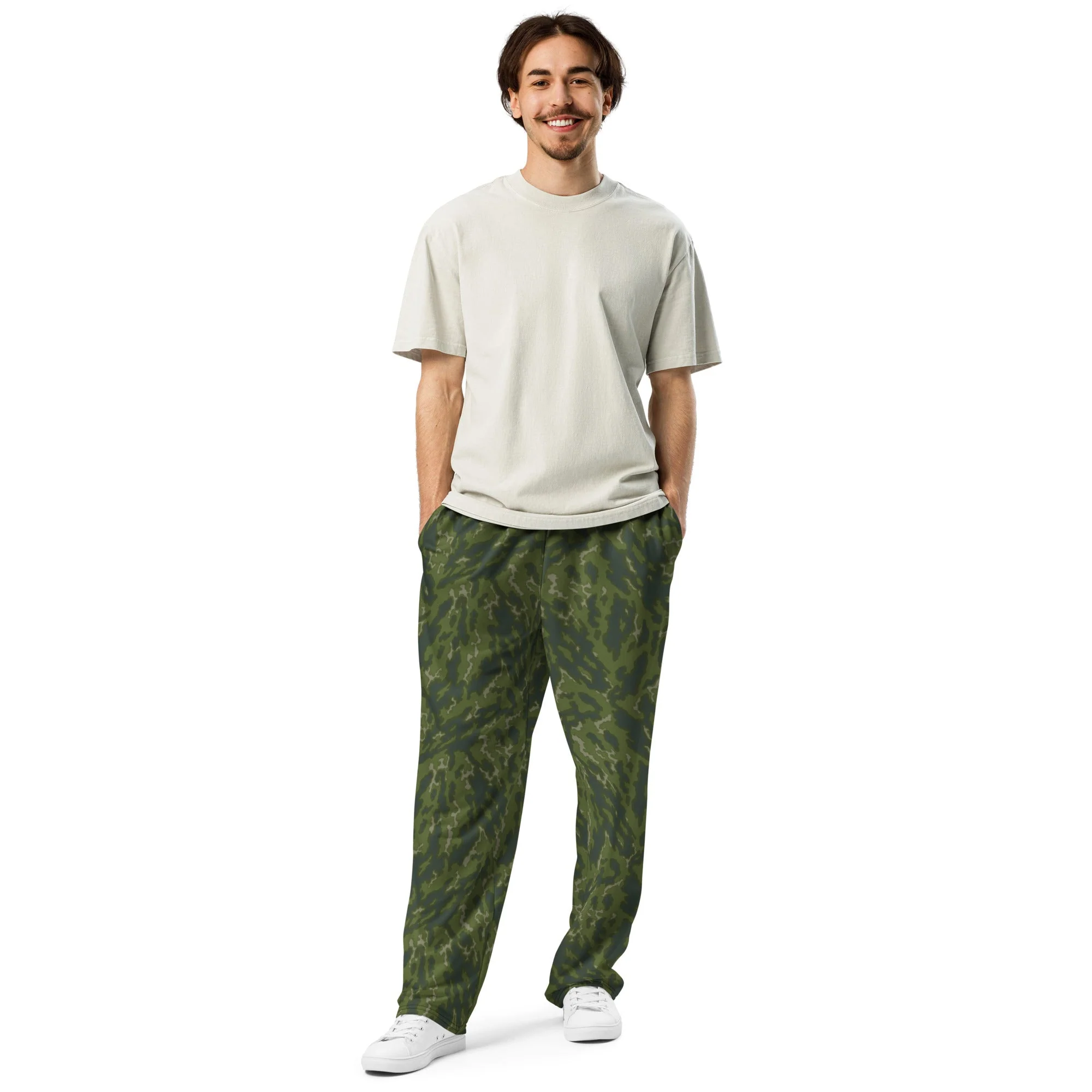 Russian Barvikha Woodland CAMO Unisex Wide-Leg Joggers - Image 5