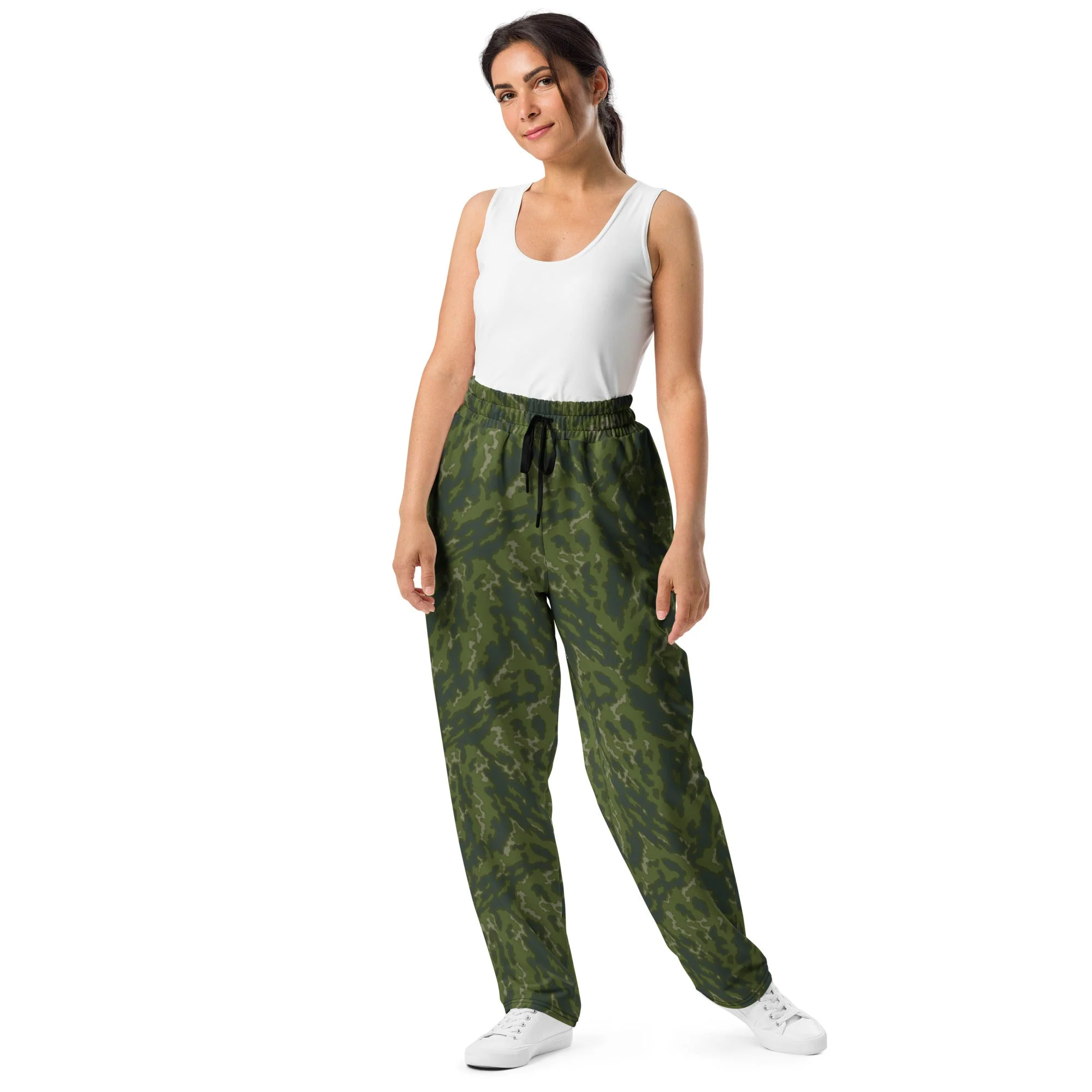 Russian Barvikha Woodland CAMO Unisex Wide-Leg Joggers - Image 6