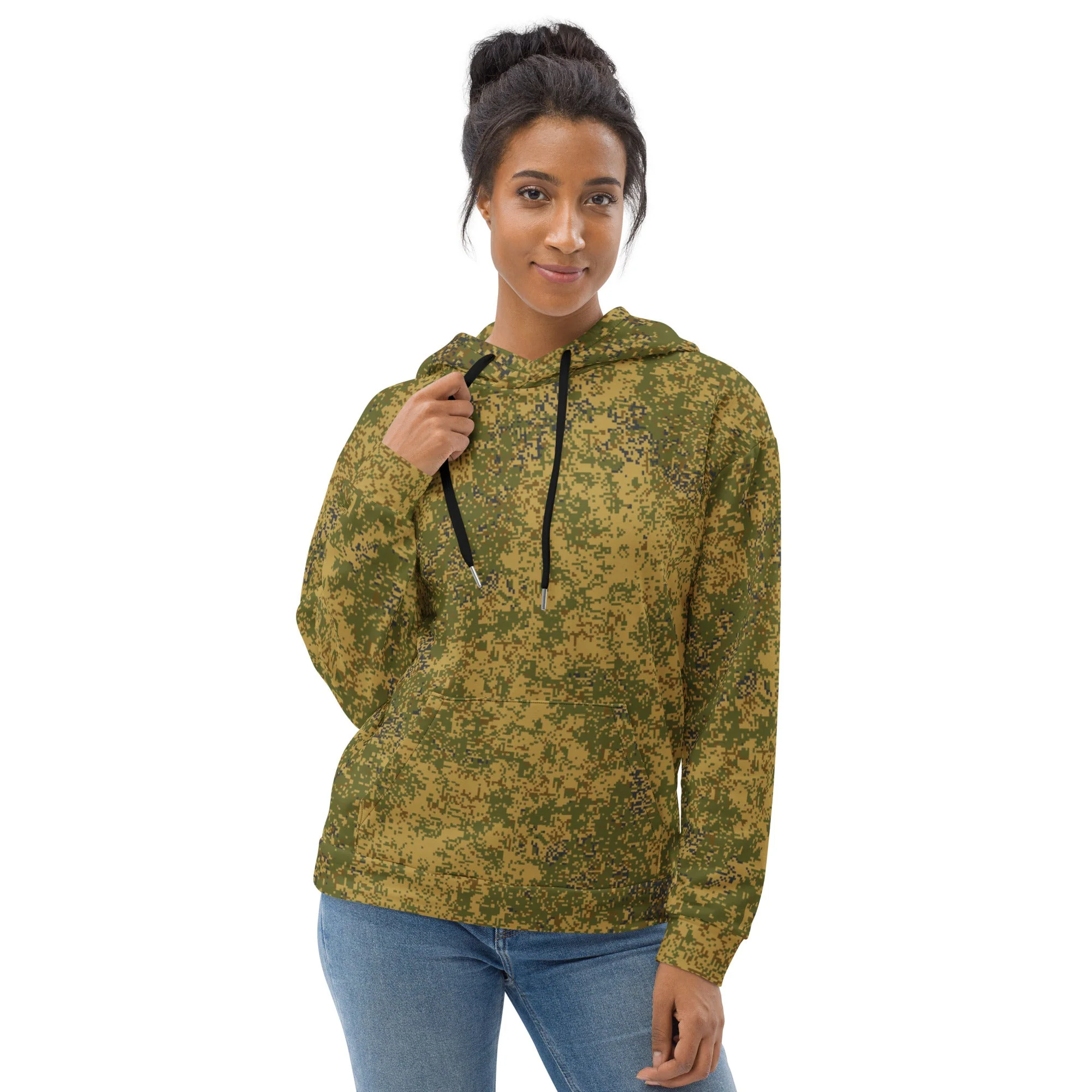 Russian Digital EMR Arid CAMO Unisex Hoodie - Image 2