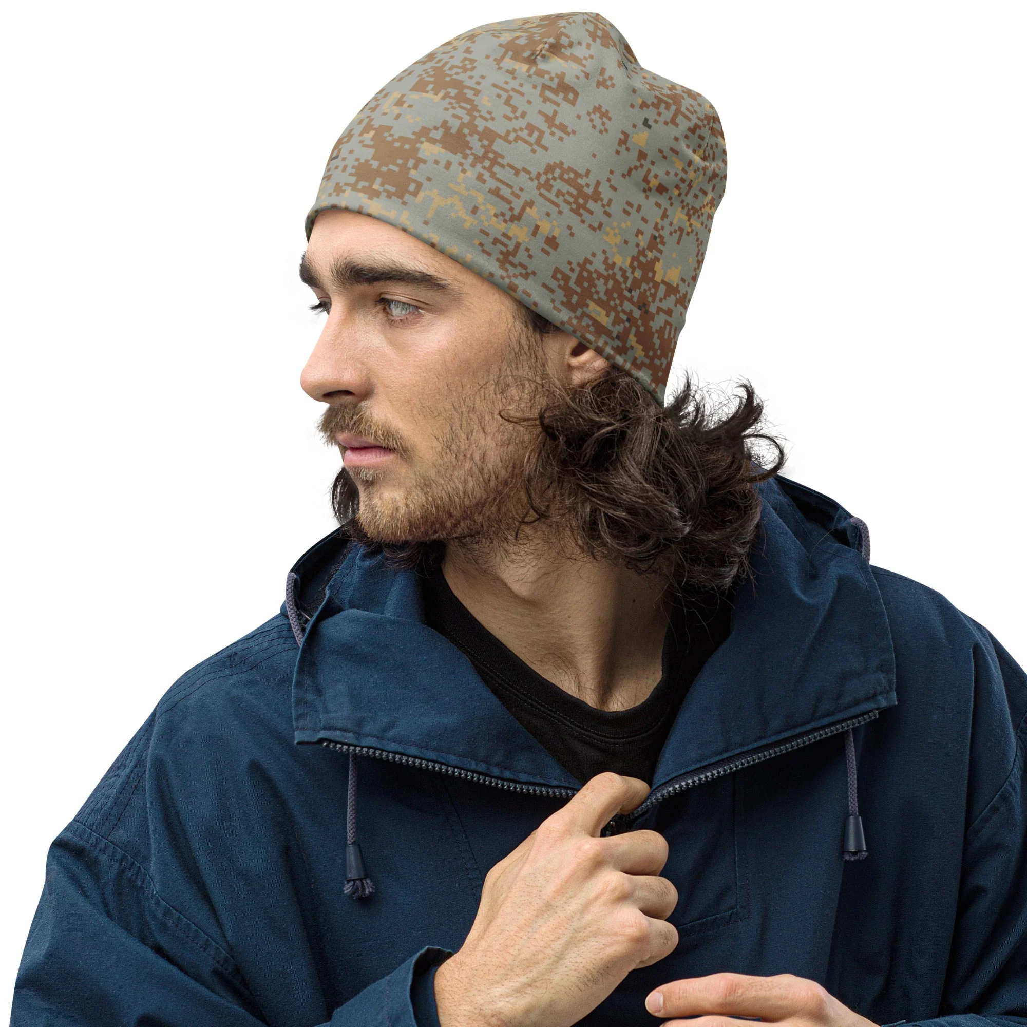 Russian Digital EMR Desert CAMO Beanie - Image 3