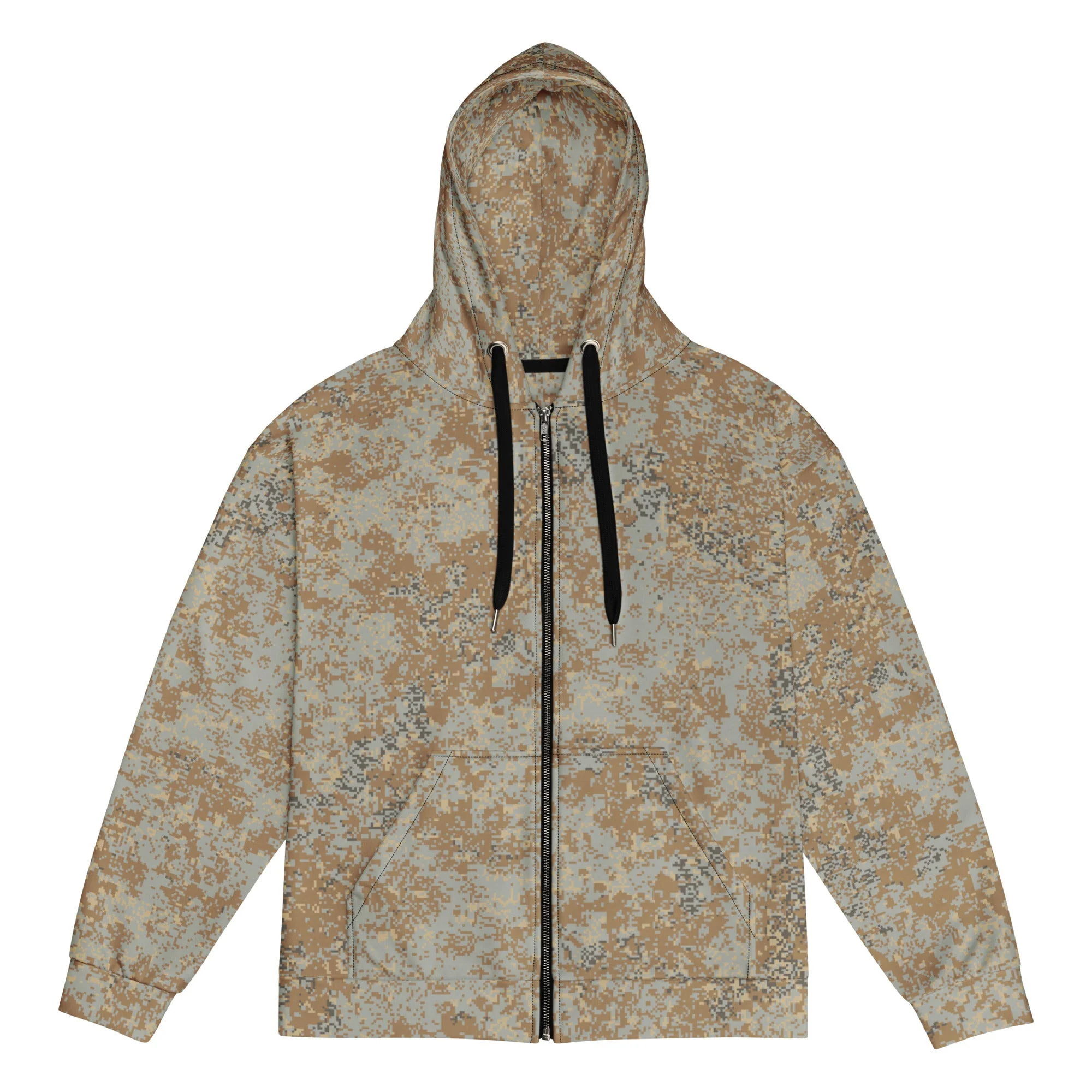 Russian Digital EMR Desert CAMO Unisex Zip Hoodie