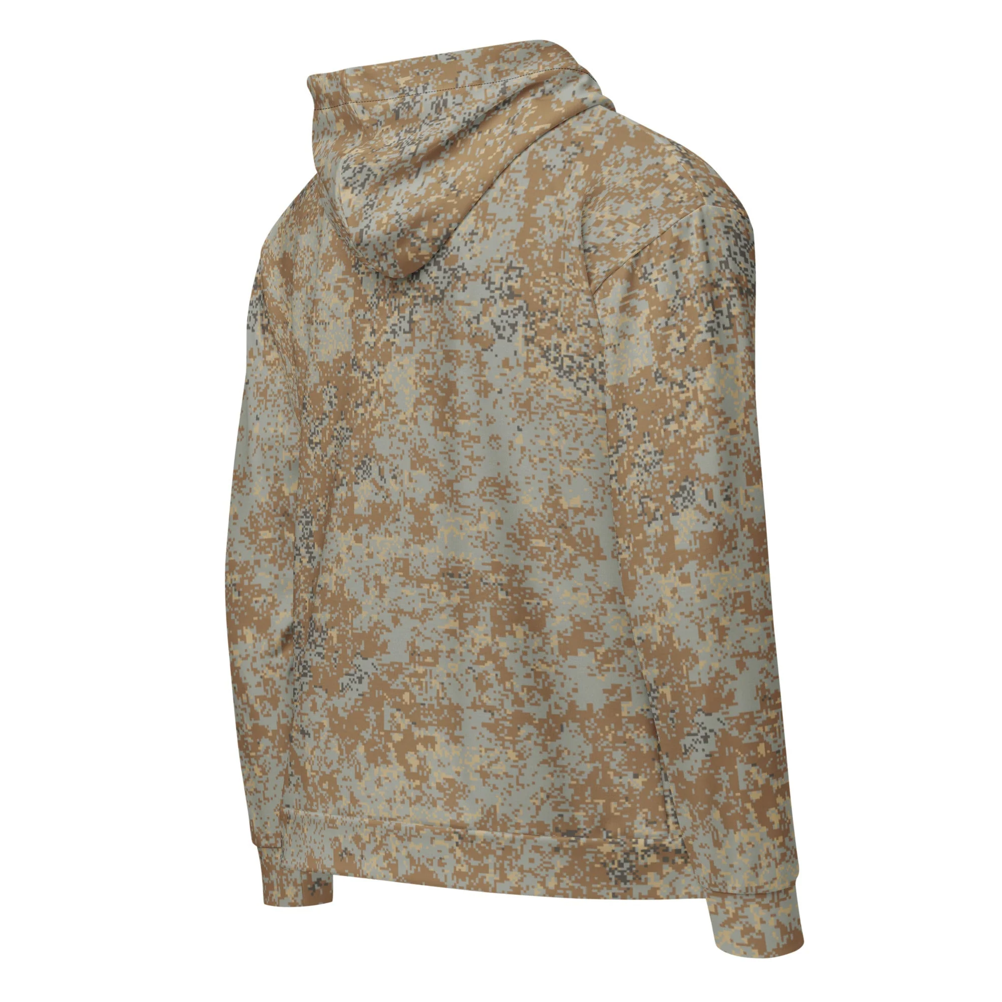 Russian Digital EMR Desert CAMO Unisex Zip Hoodie - Image 12