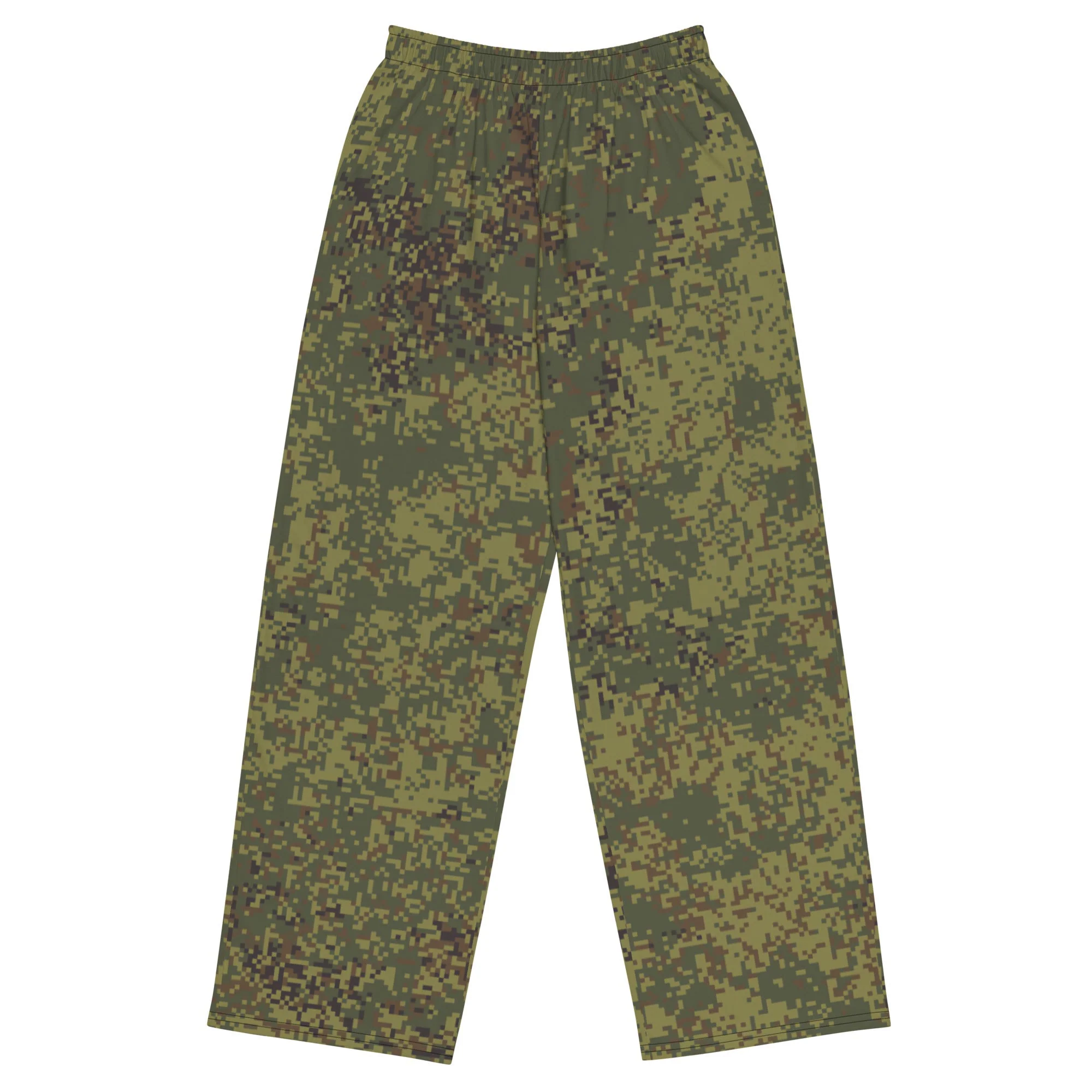 Russian Digital EMR Woodland CAMO Unisex Wide-Leg Leisure Pants