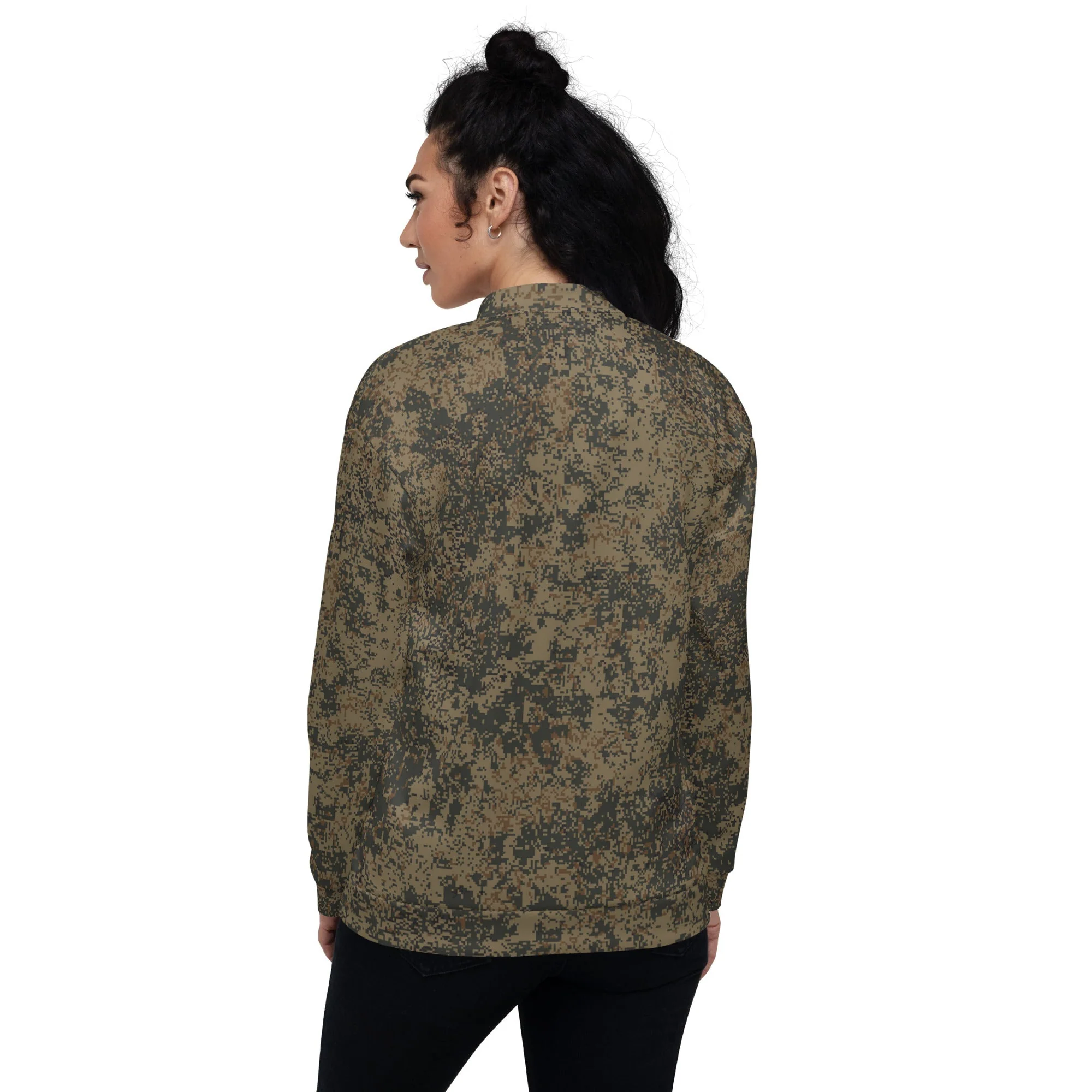 Russian Digital EMR Mountain CAMO Unisex Bomber Jacket - Image 5