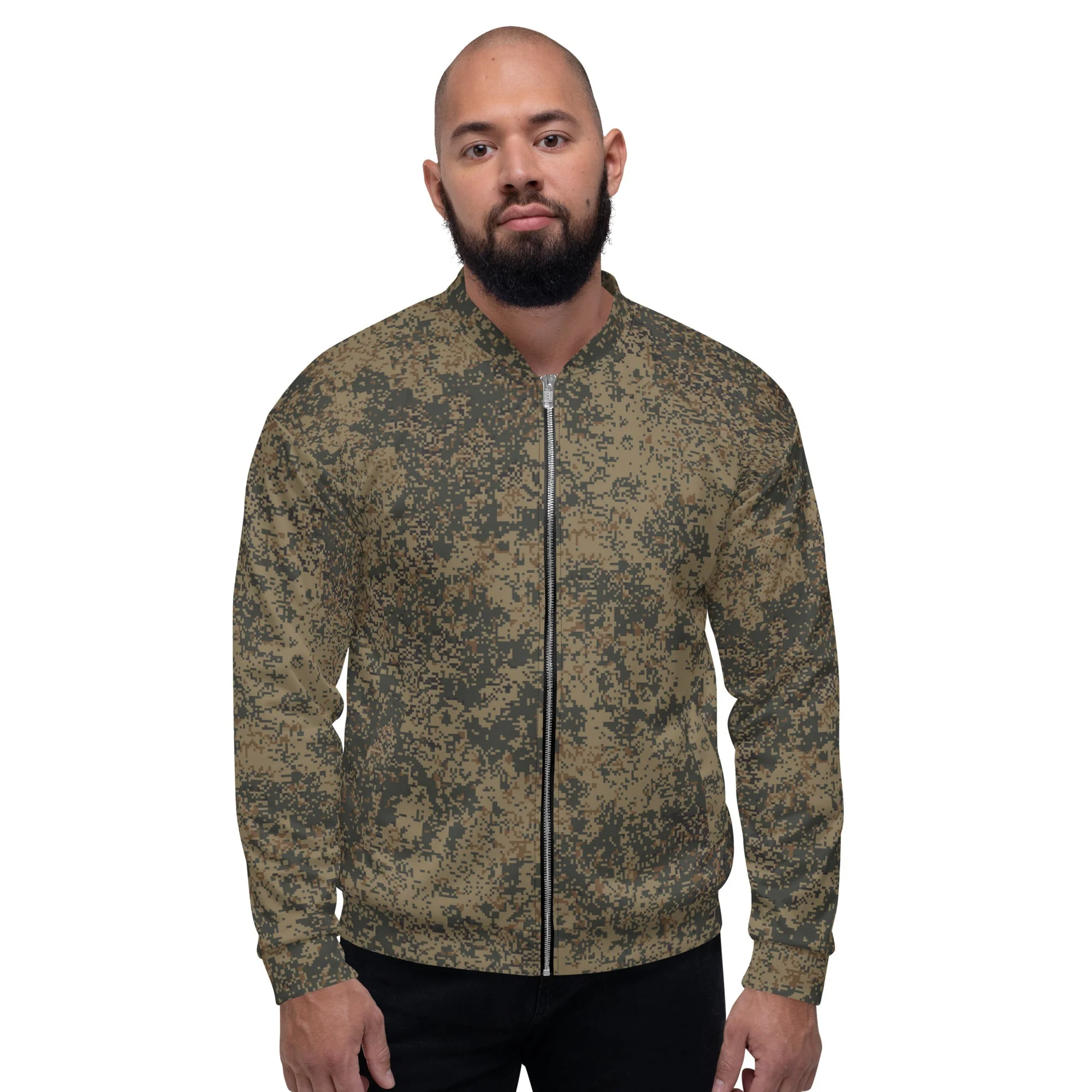 Russian Digital EMR Mountain CAMO Unisex Bomber Jacket - Image 6