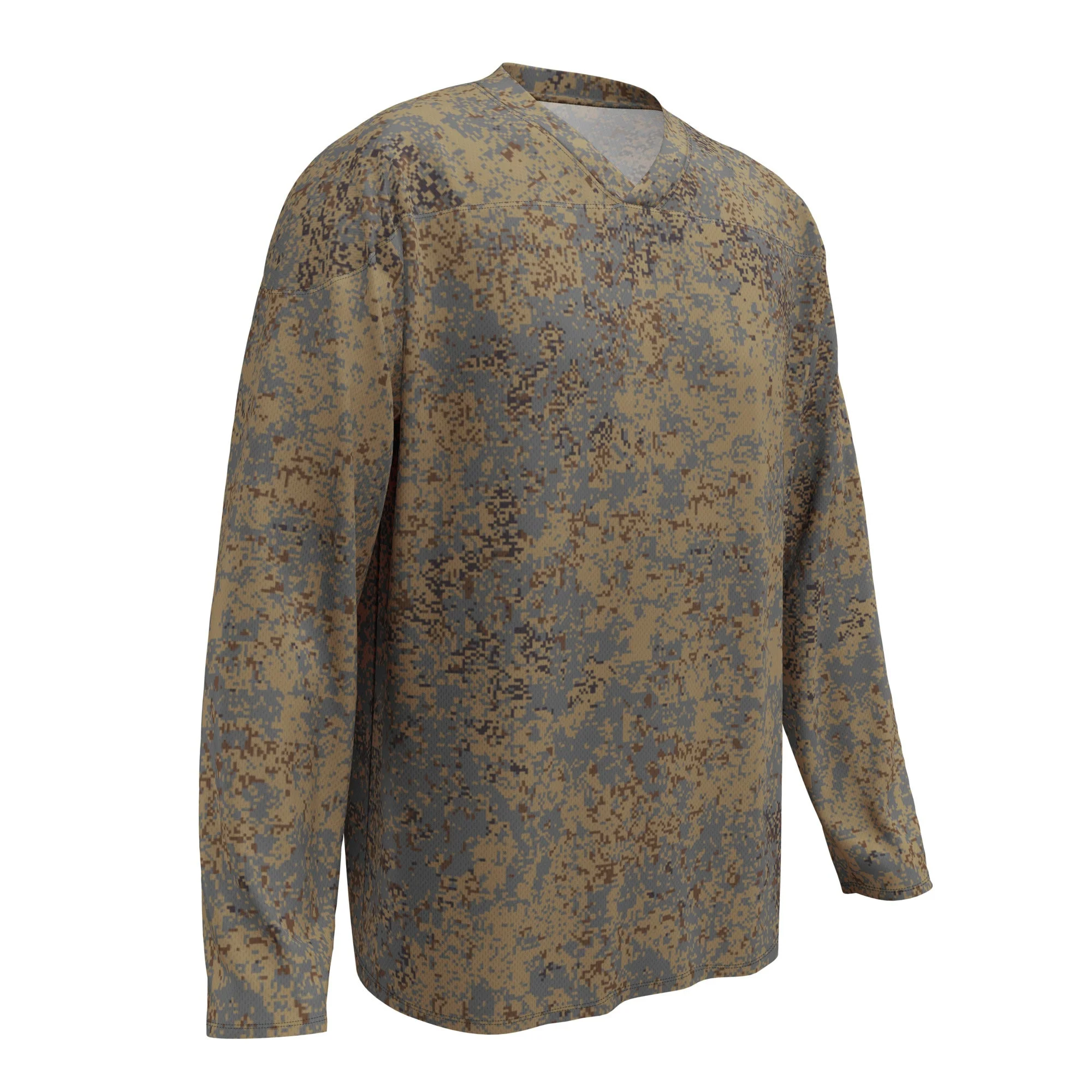Russian Digital EMR Winter Grey CAMO Unisex Hockey Fan Jersey - Image 4