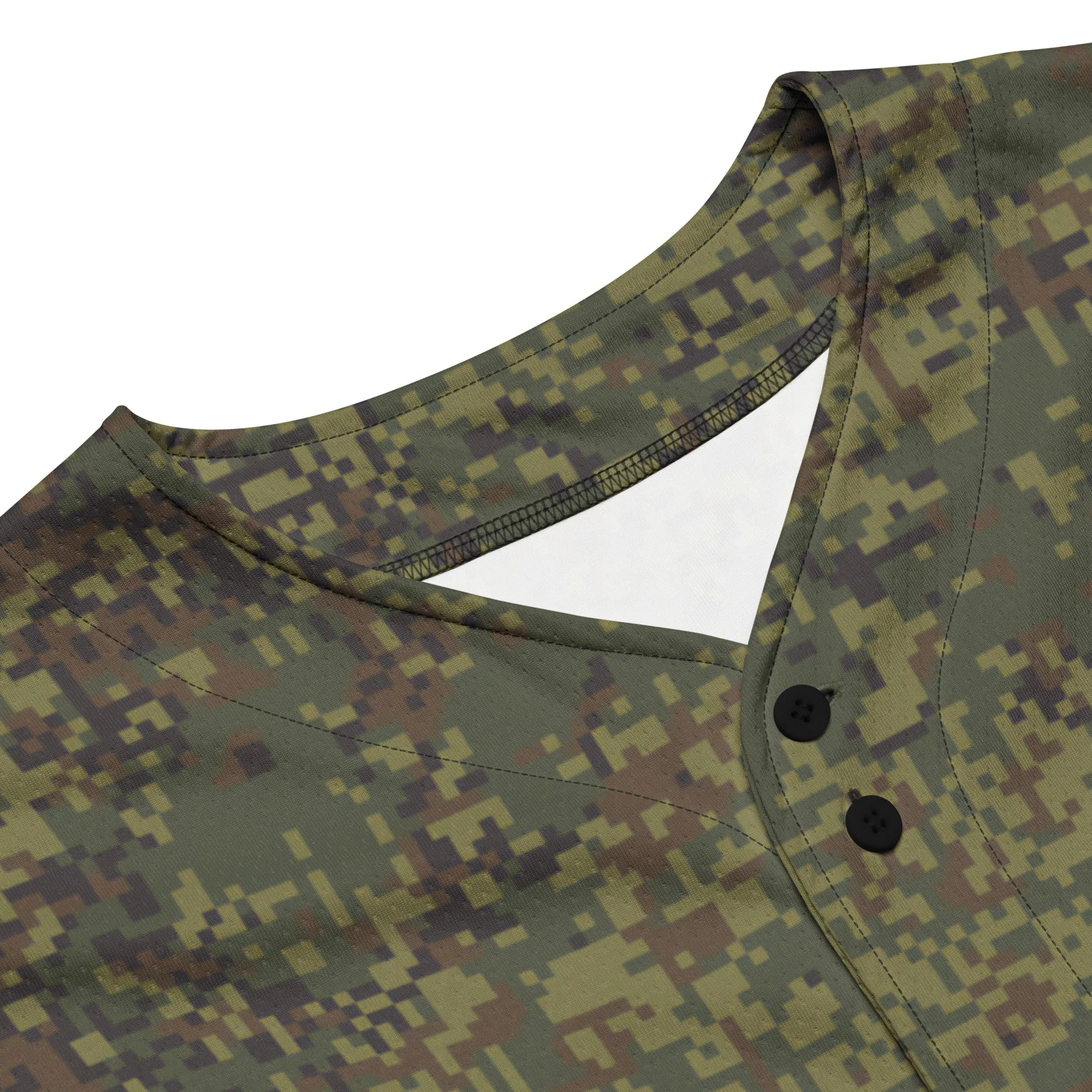 Russian Digital EMR Woodland CAMO Unisex Baseball Jersey - Image 15