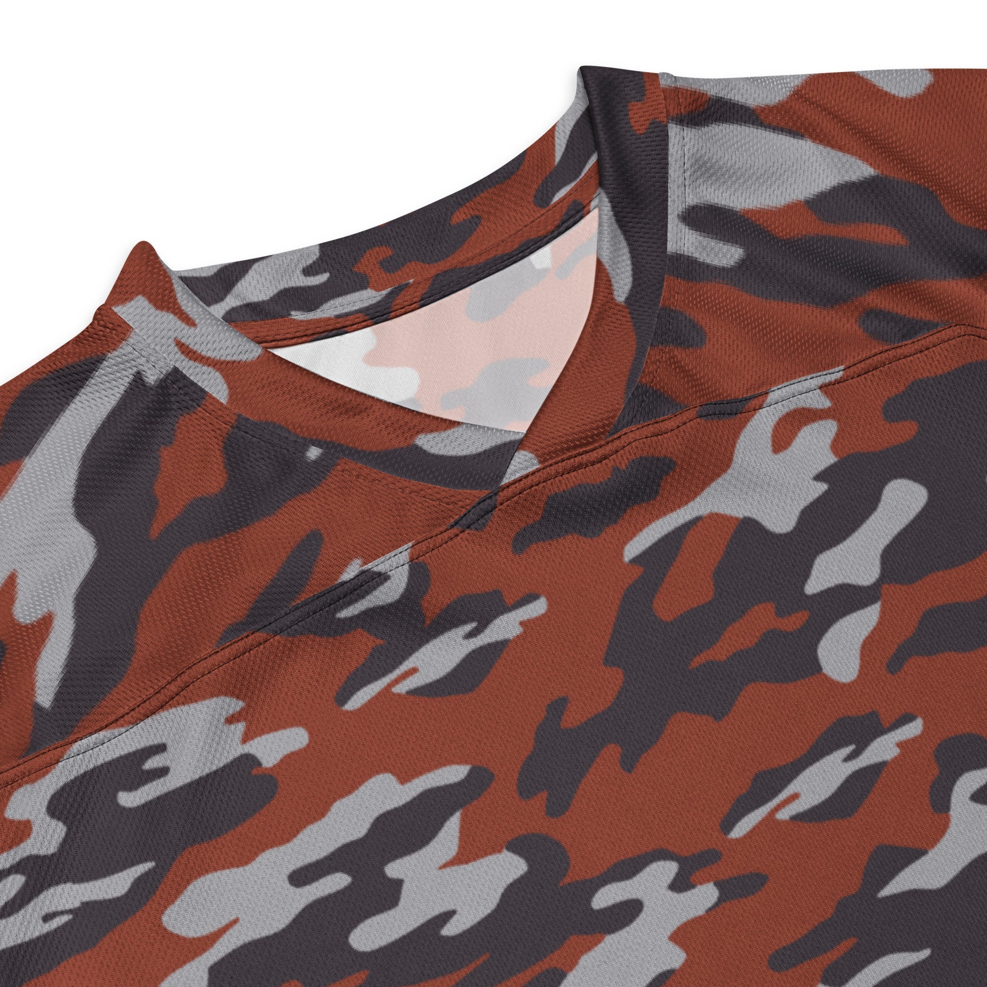 Russian Flora Red CAMO Unisex Hockey Fan Jersey - Image 3