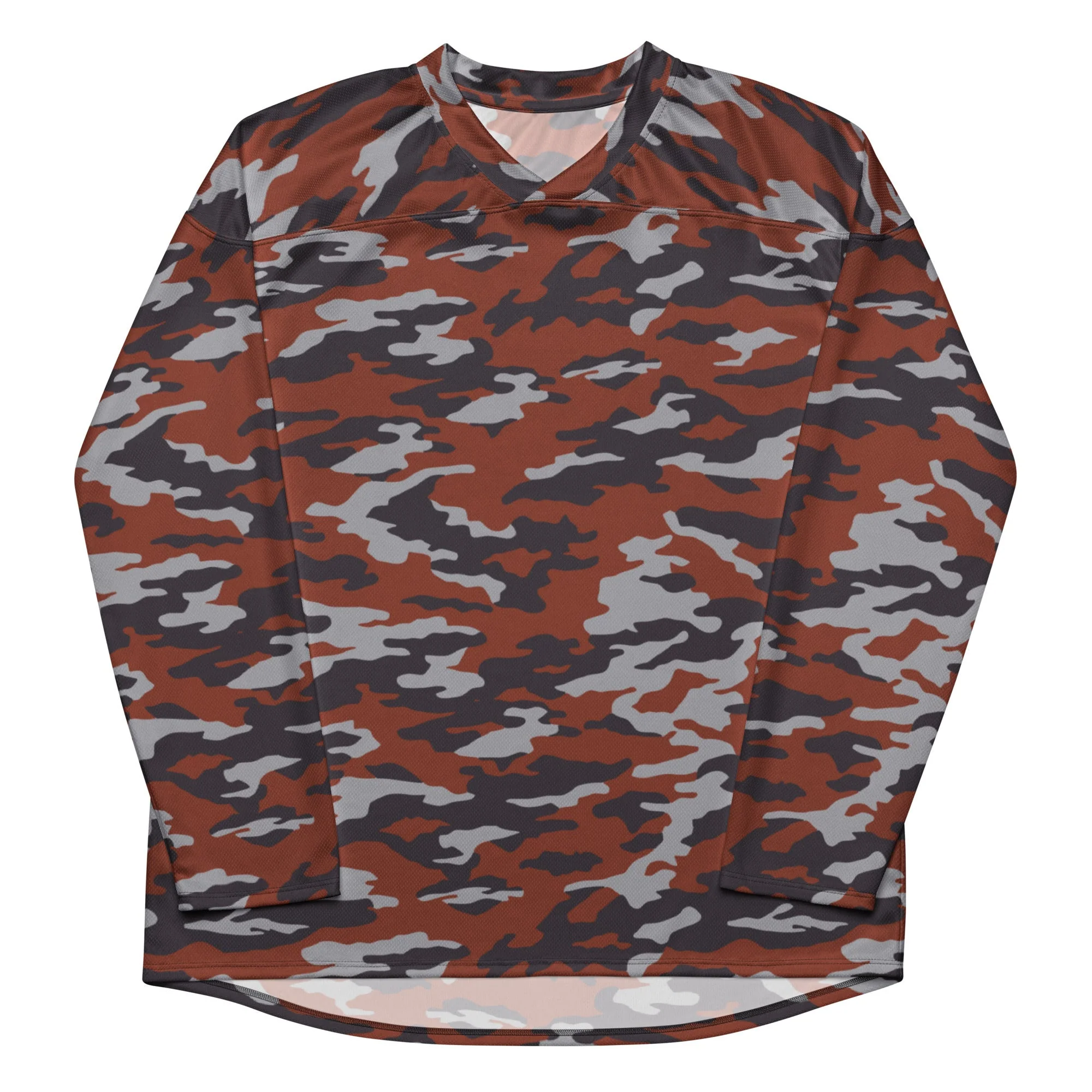 Russian Flora Red CAMO Unisex Hockey Fan Jersey - Image 6