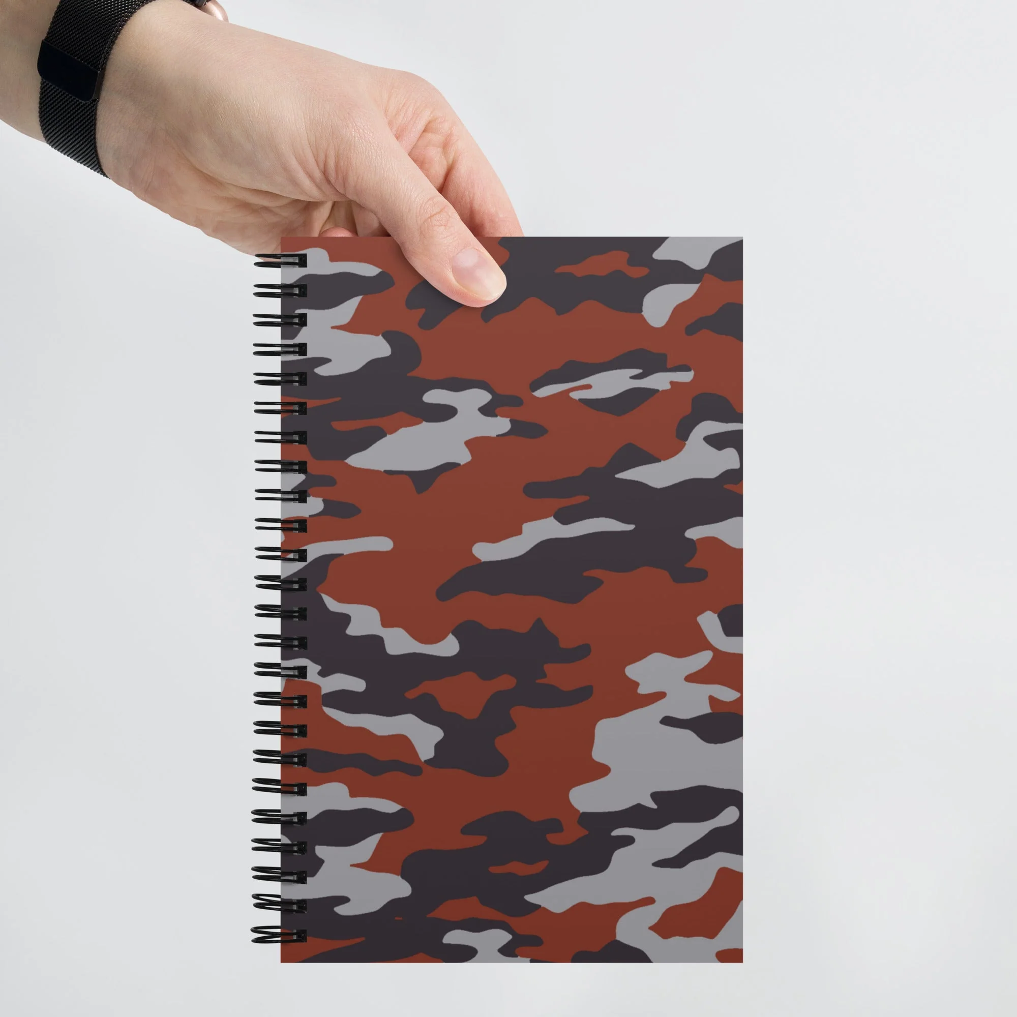 Russian Flora Red CAMO Spiral Notebook - Image 8