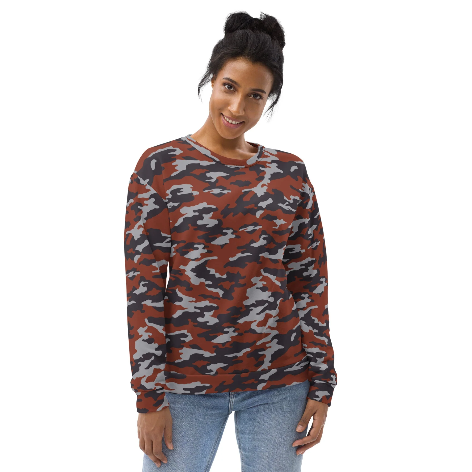 Russian Flora Red CAMO Unisex Sweatshirt - Image 8