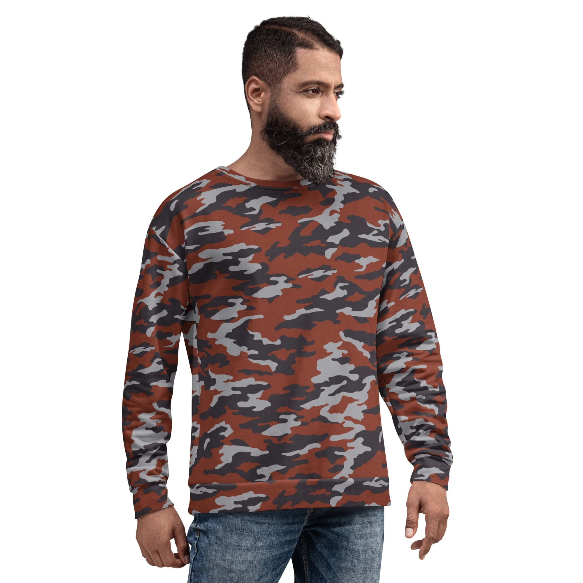 Russian Flora Red CAMO Unisex Sweatshirt - Image 9