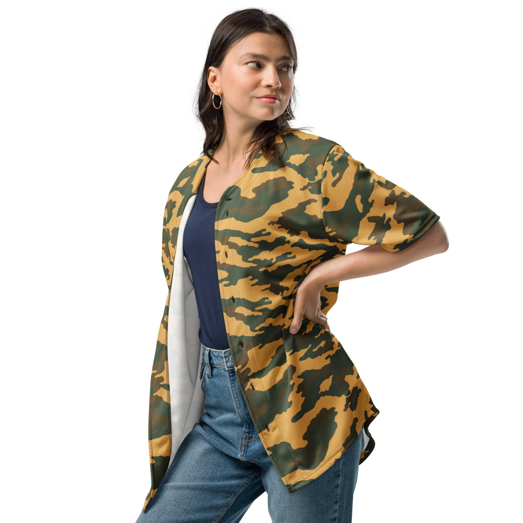 Russian Flora VSR-98 Mountain CAMO Unisex Baseball Jersey - Image 4