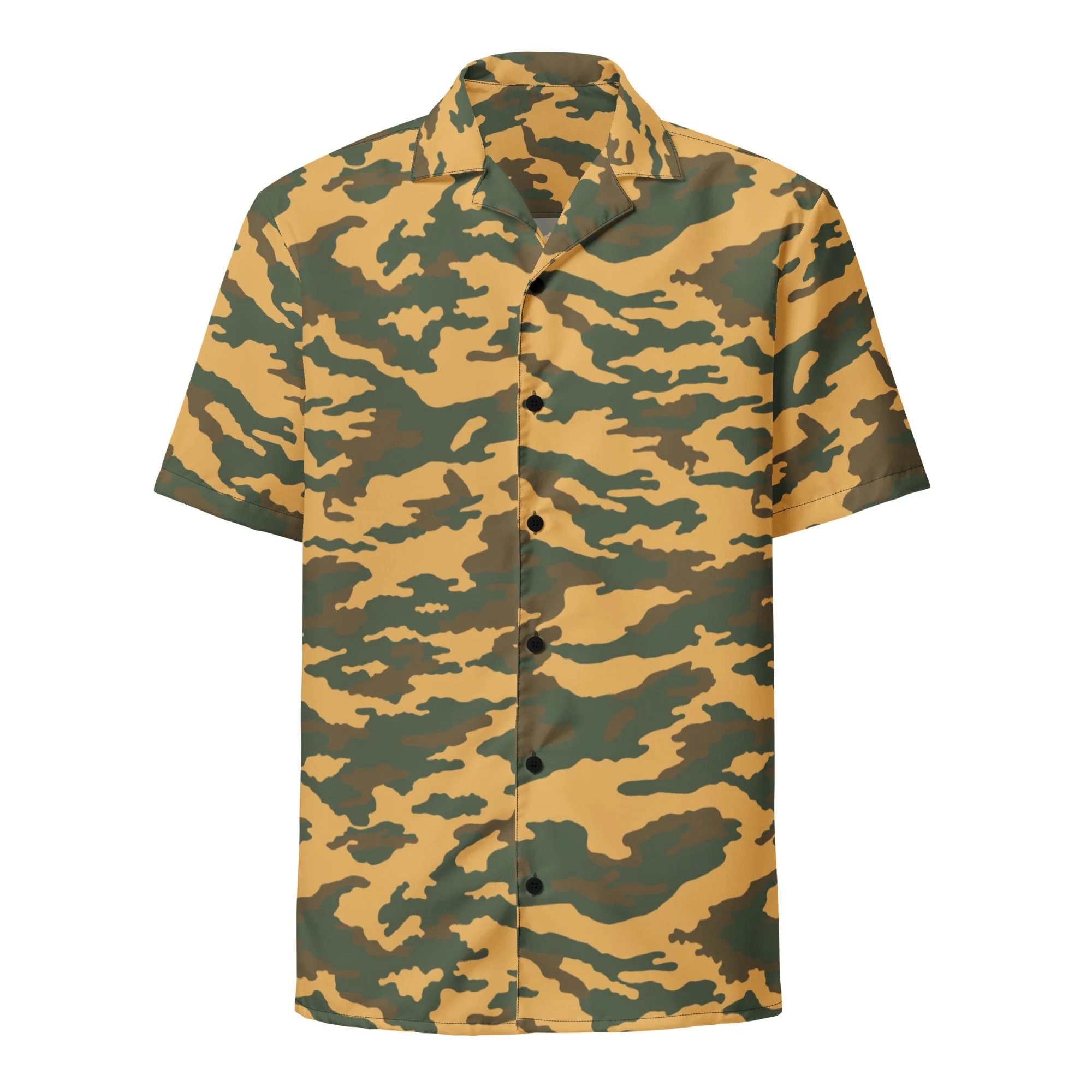 Russian Flora VSR-98 Mountain CAMO Unisex Short-Sleeve Button Shirt - Image 20