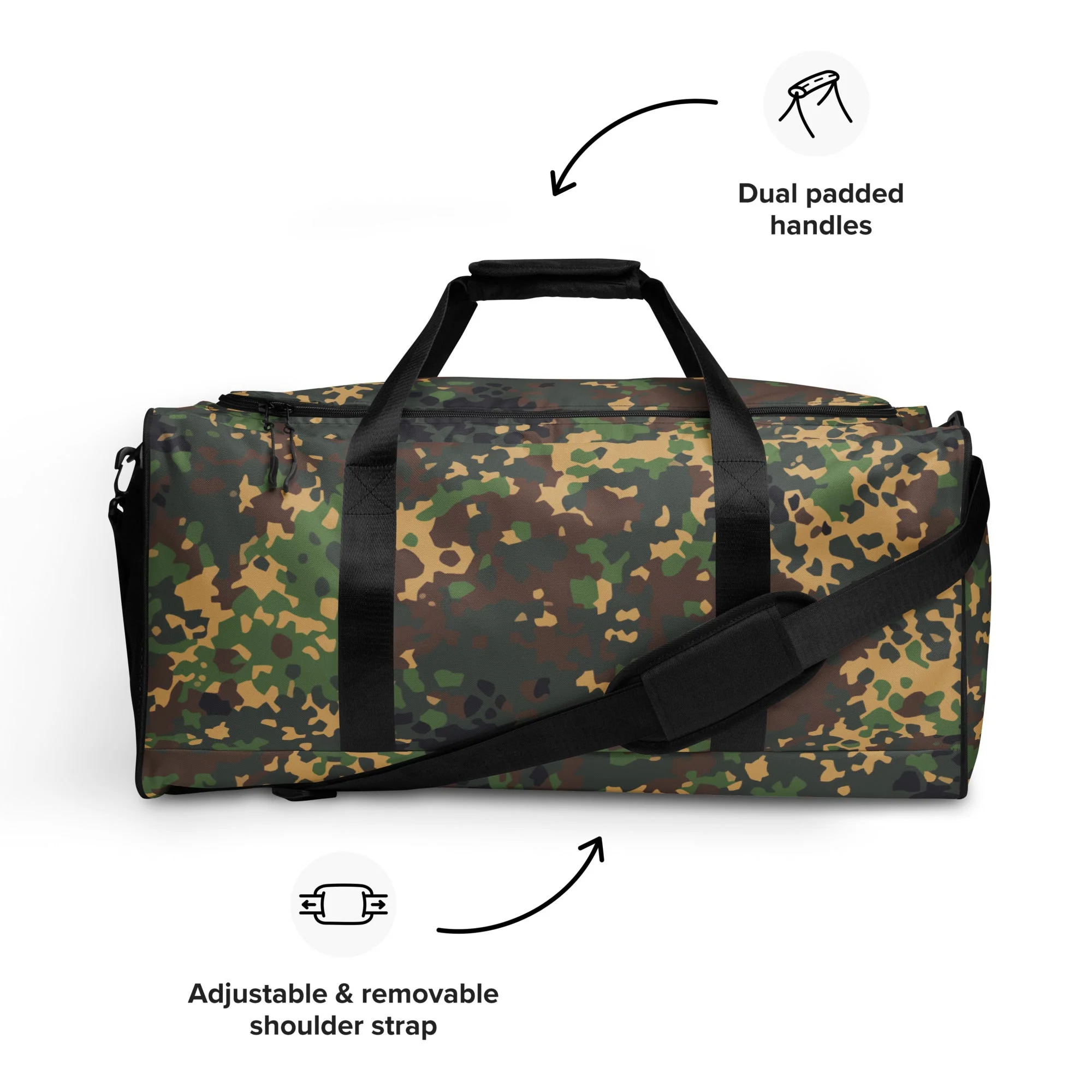 Russian IZLOM Fracture Woodland CAMO Duffle Bag - Image 3