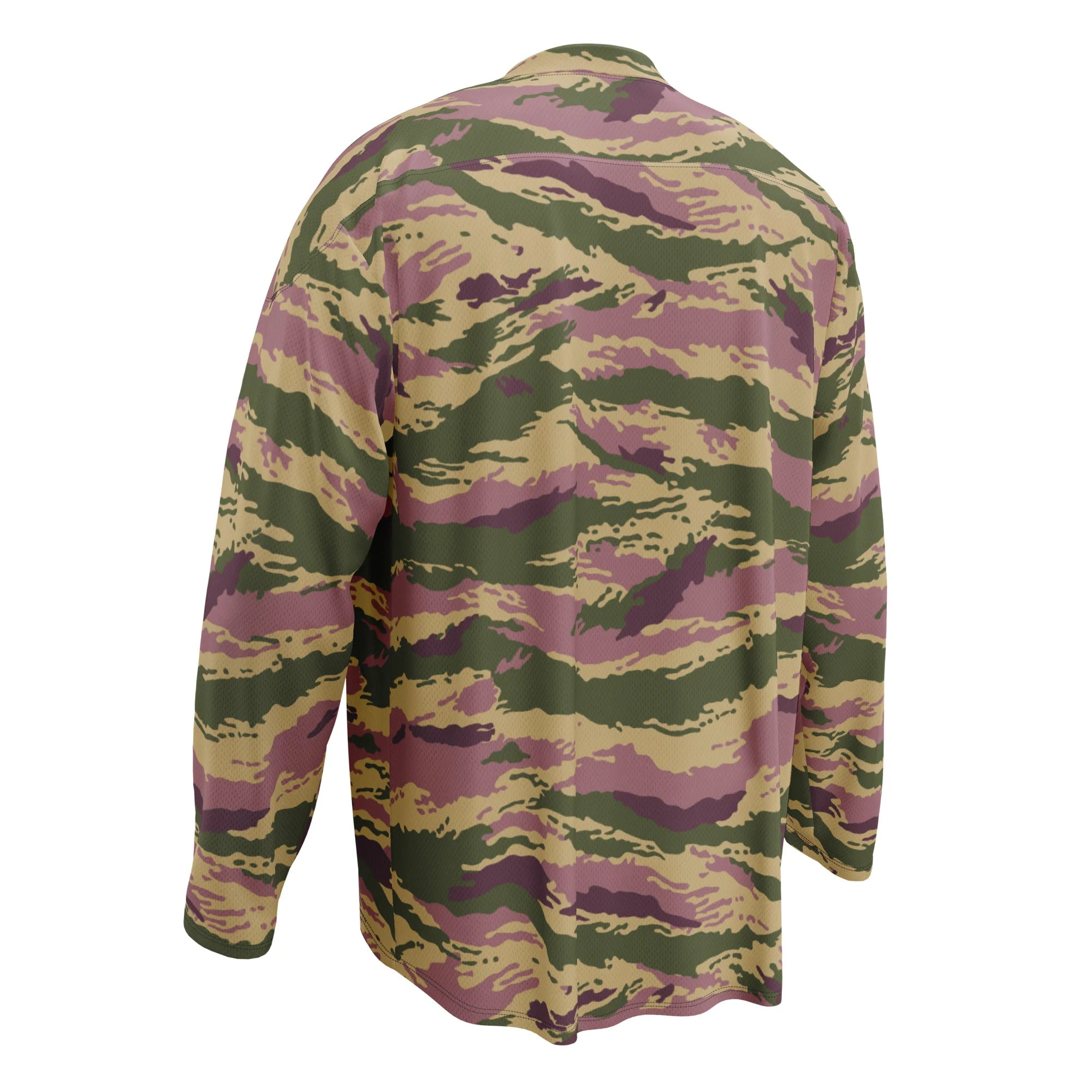 Russian Tiger Stripe Kamysh PFO CAMO Unisex Hockey Fan Jersey - Image 5
