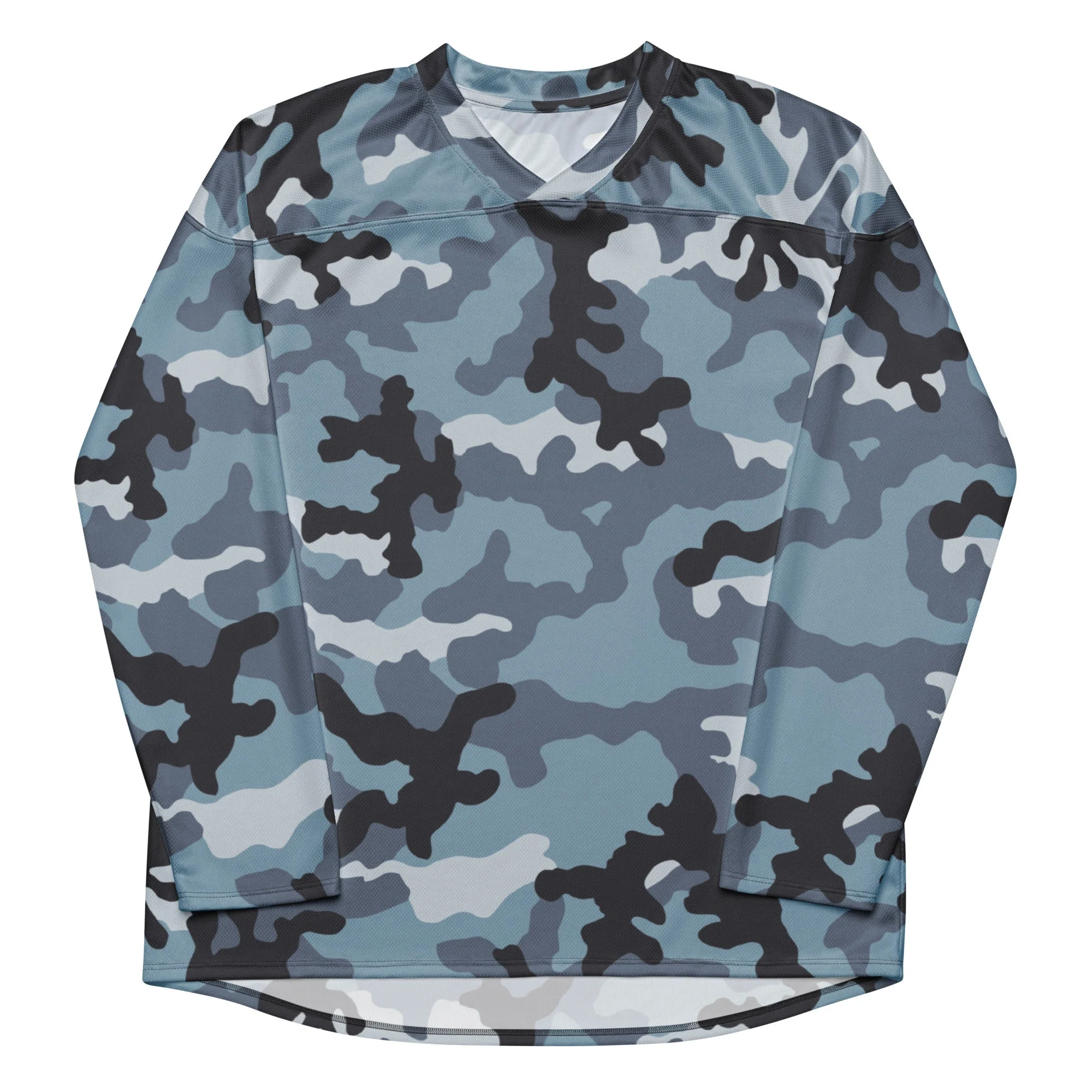 Russian KKO Urban Blue CAMO Unisex Hockey Fan Jersey - Image 14