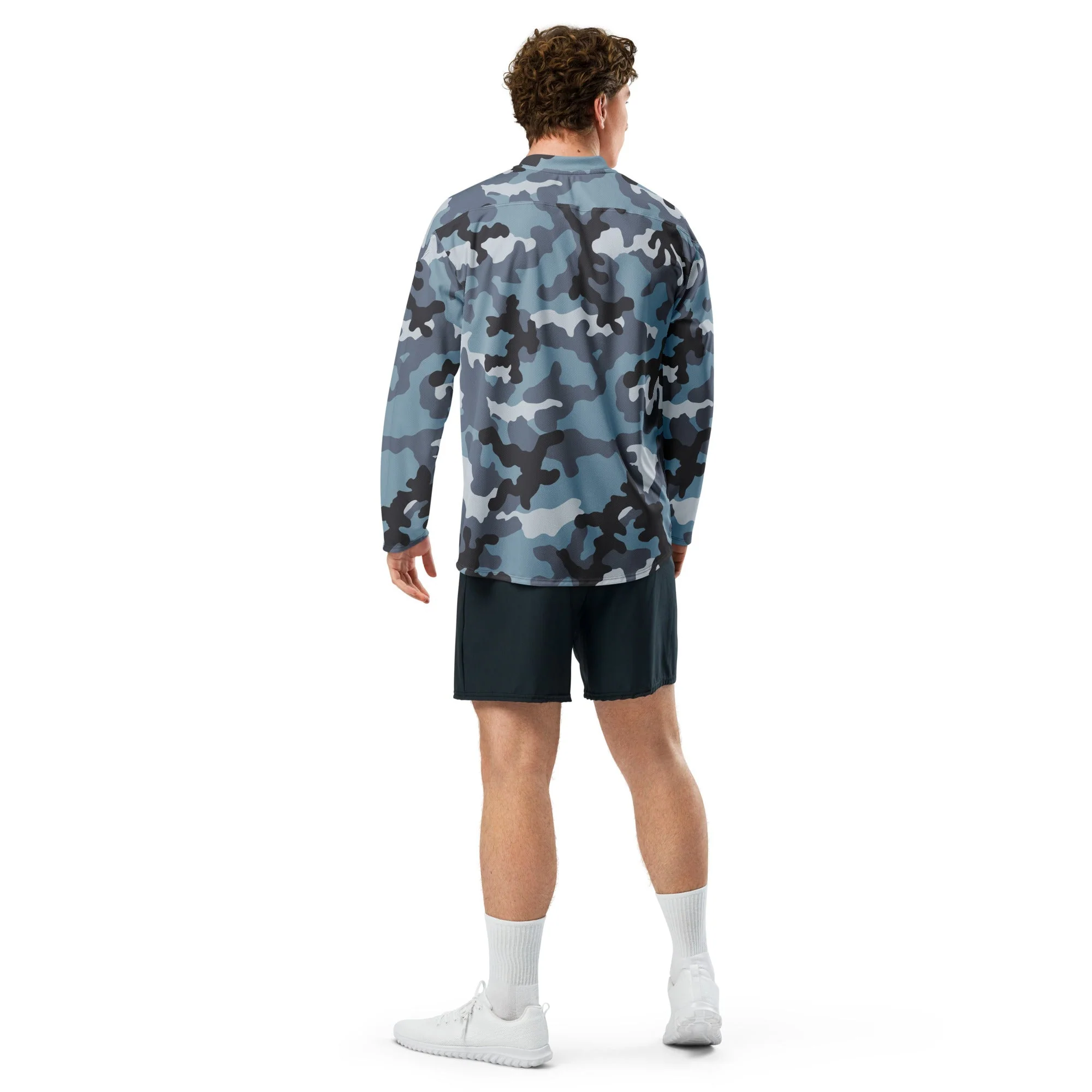 Russian KKO Urban Blue CAMO Unisex Hockey Fan Jersey - Image 3