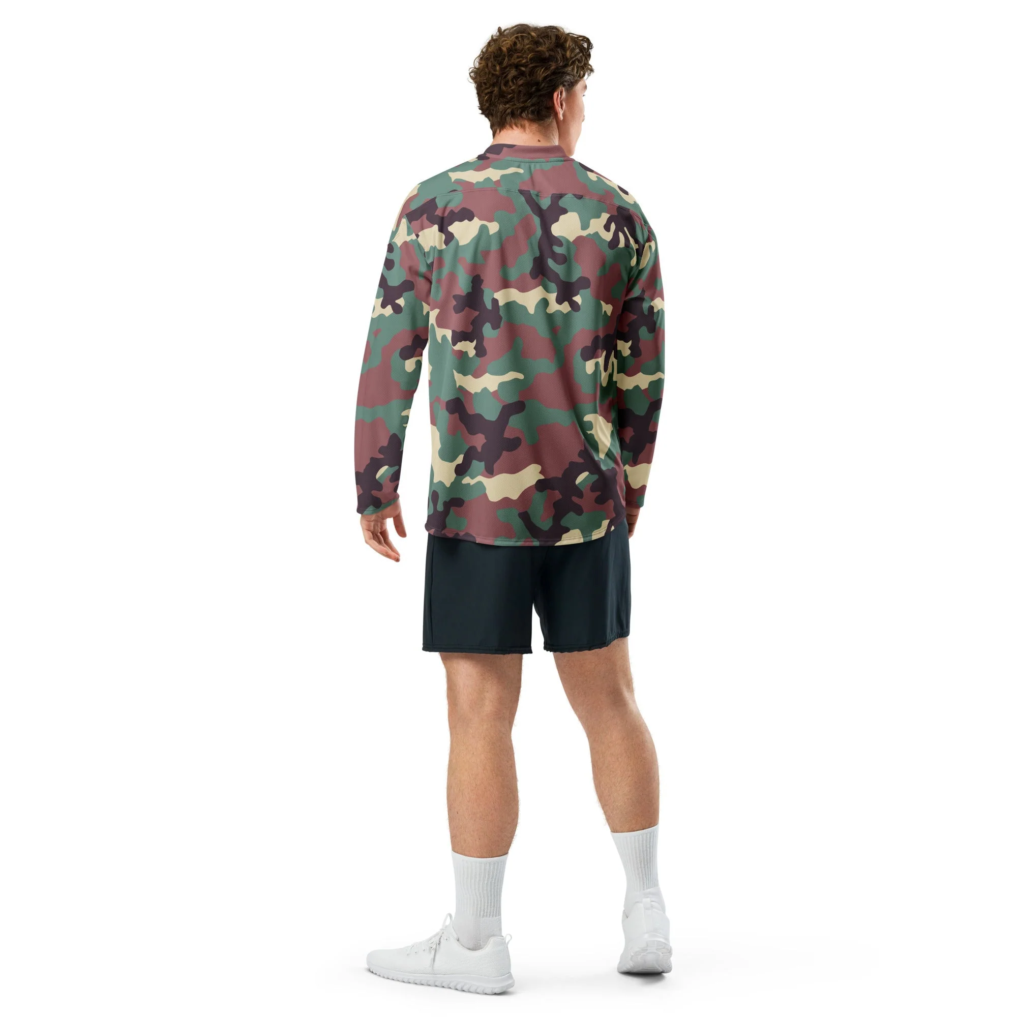 Russian KKO Woodland CAMO Unisex Hockey Fan Jersey - Image 3