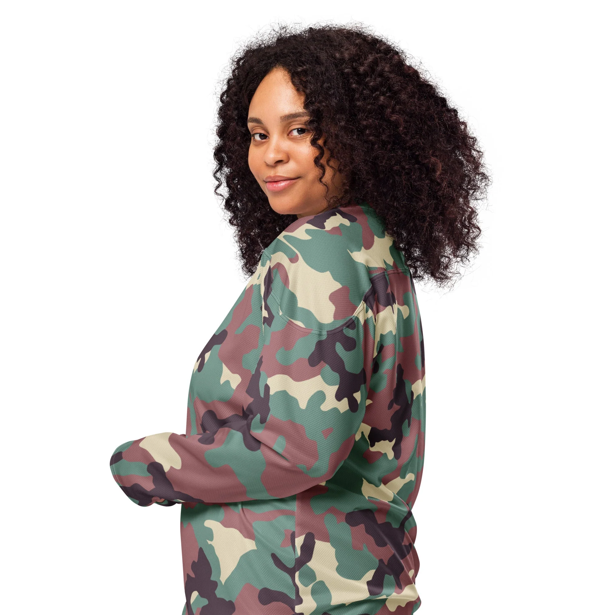 Russian KKO Woodland CAMO Unisex Hockey Fan Jersey - Image 7