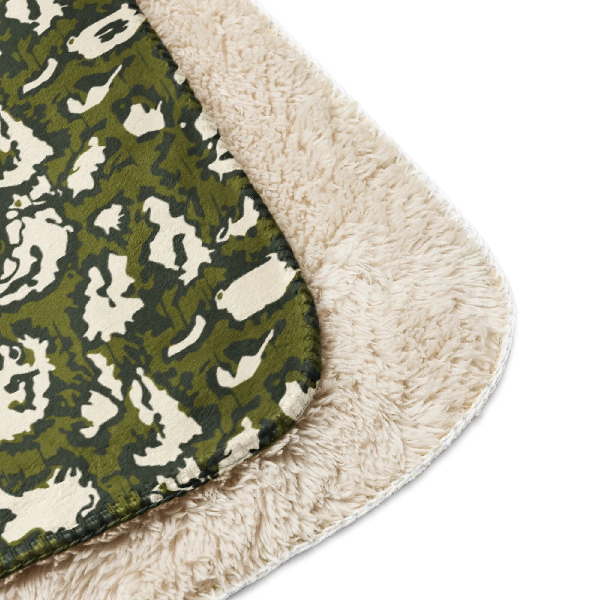Russian KLMK Red Dawn GREEN Movie CAMO Sherpa Blanket - Image 13