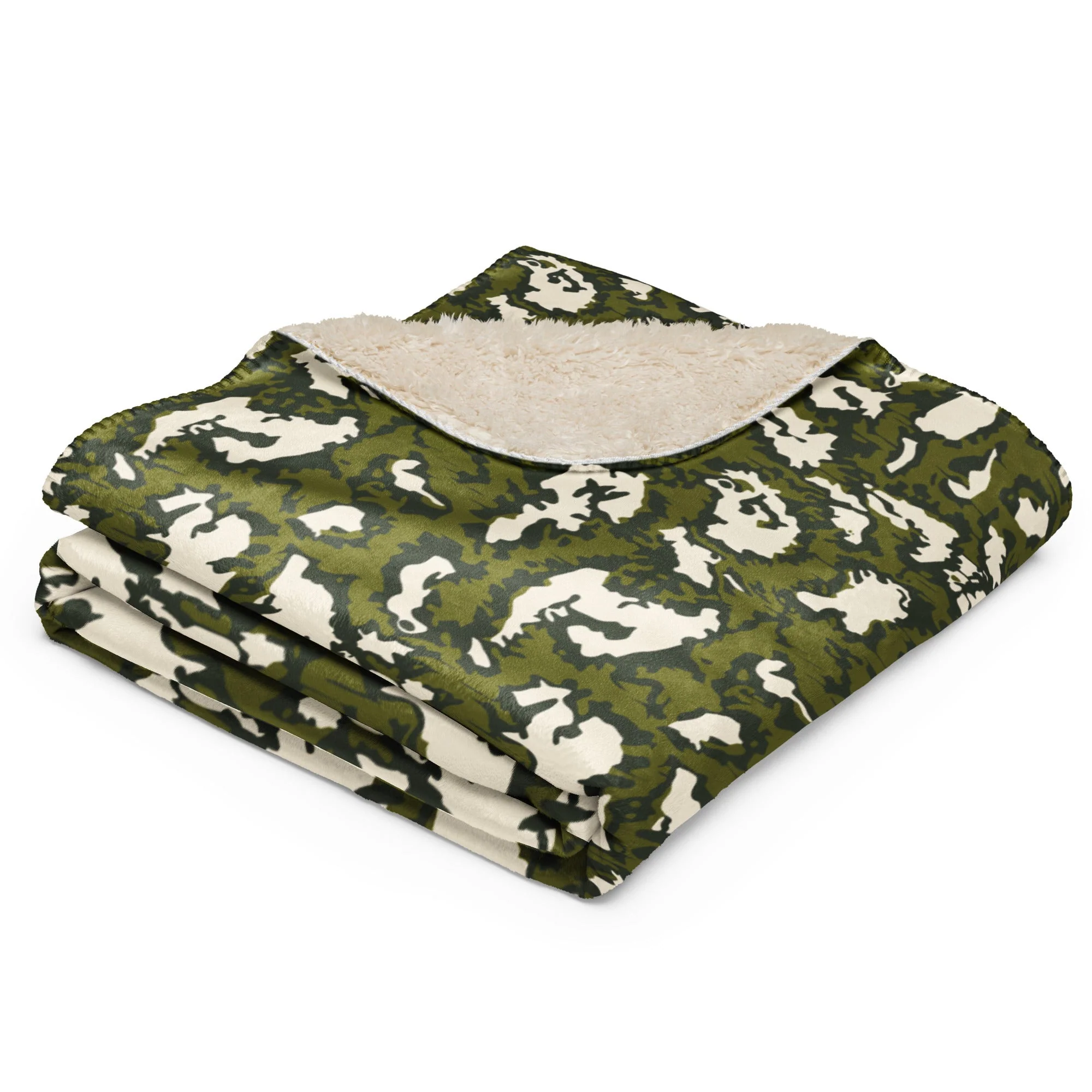 Russian KLMK Red Dawn GREEN Movie CAMO Sherpa Blanket - Image 6