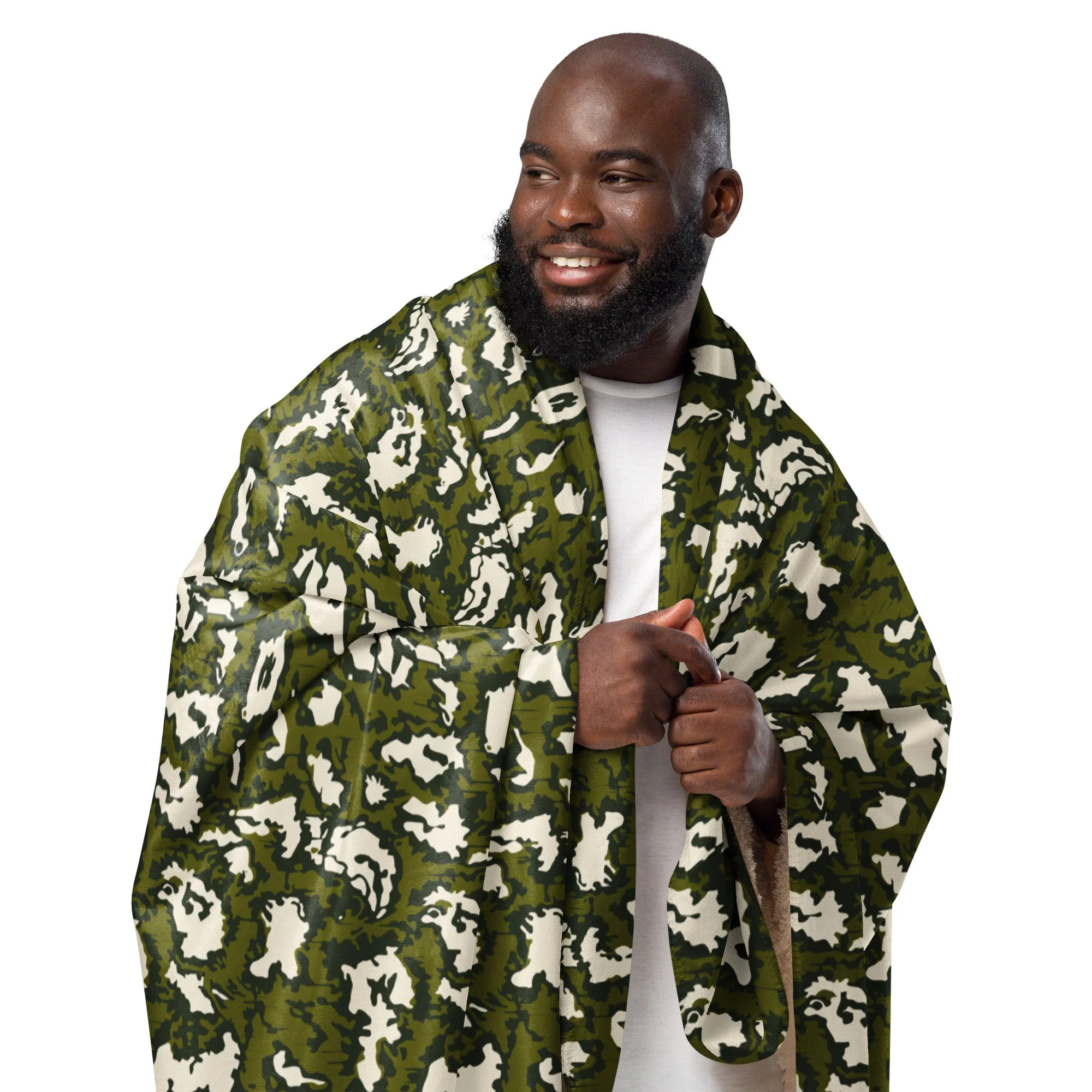 Russian KLMK Red Dawn GREEN Movie CAMO Sherpa Blanket - Image 8