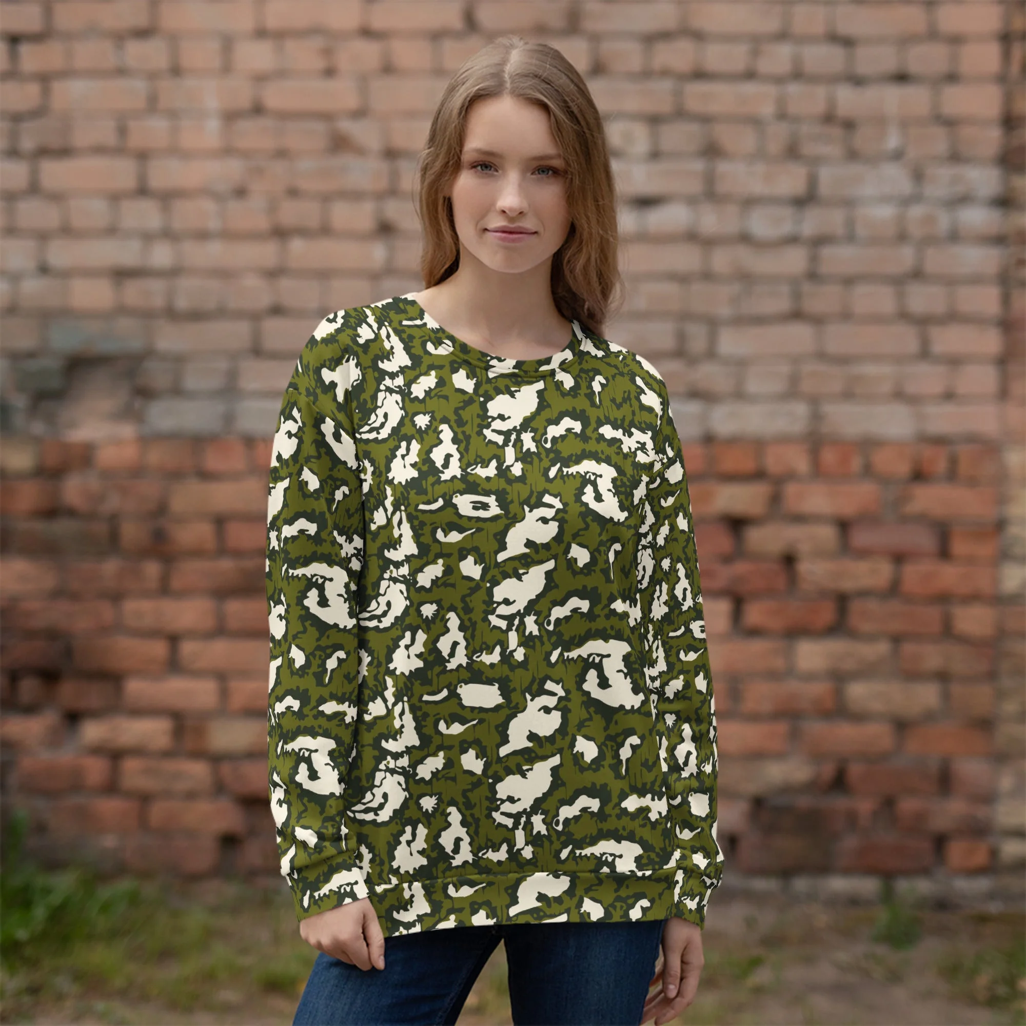 Russian KLMK Red Dawn GREEN Movie CAMO Unisex Sweatshirt - Image 2