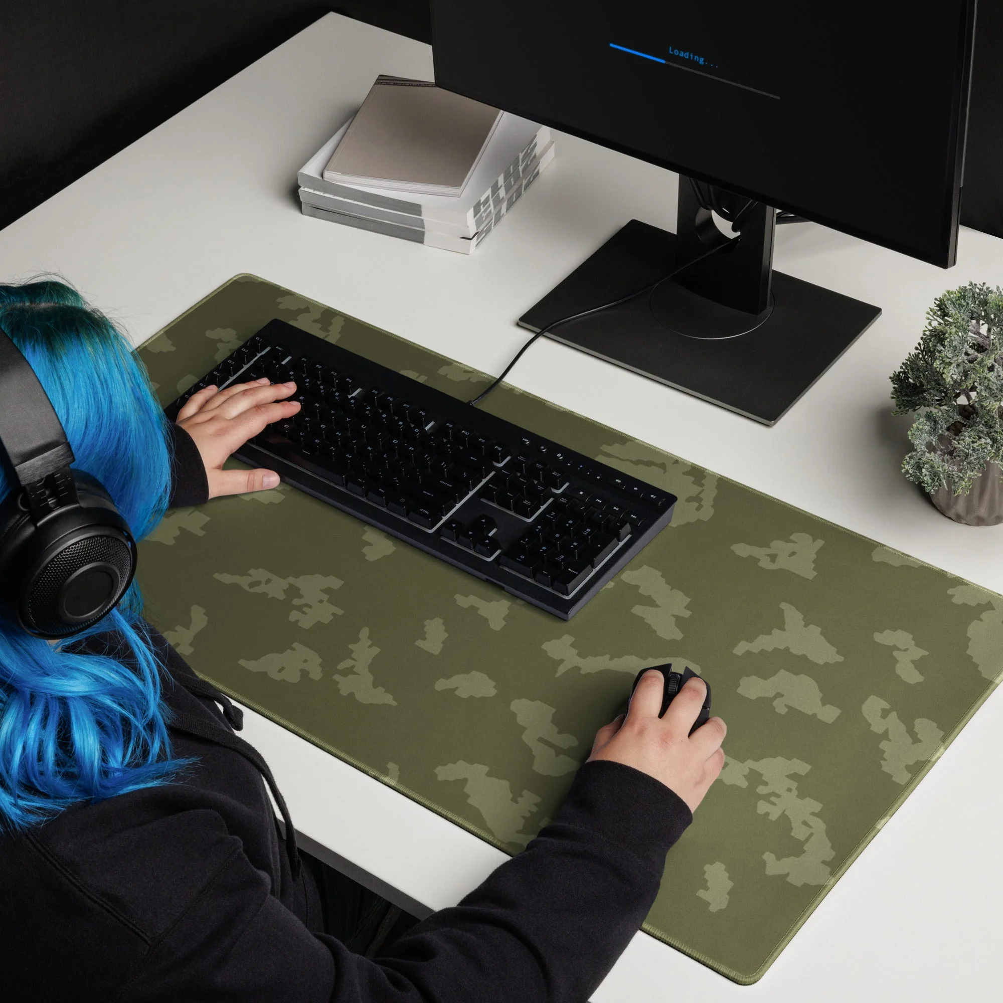 Russian KLMK Sunray Olive Drab CAMO Universal Large Desk Pad