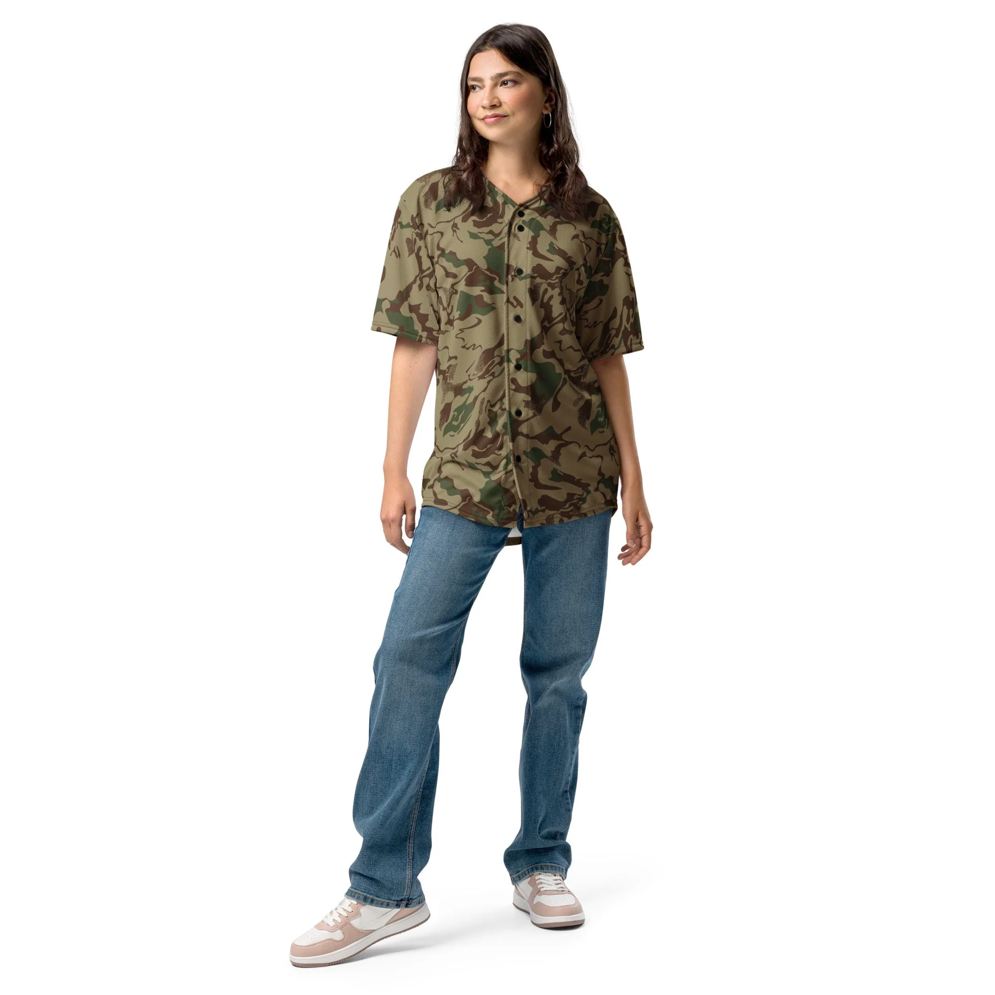 Russian Marble Mountain CAMO Unisex Baseball Jersey - Image 10
