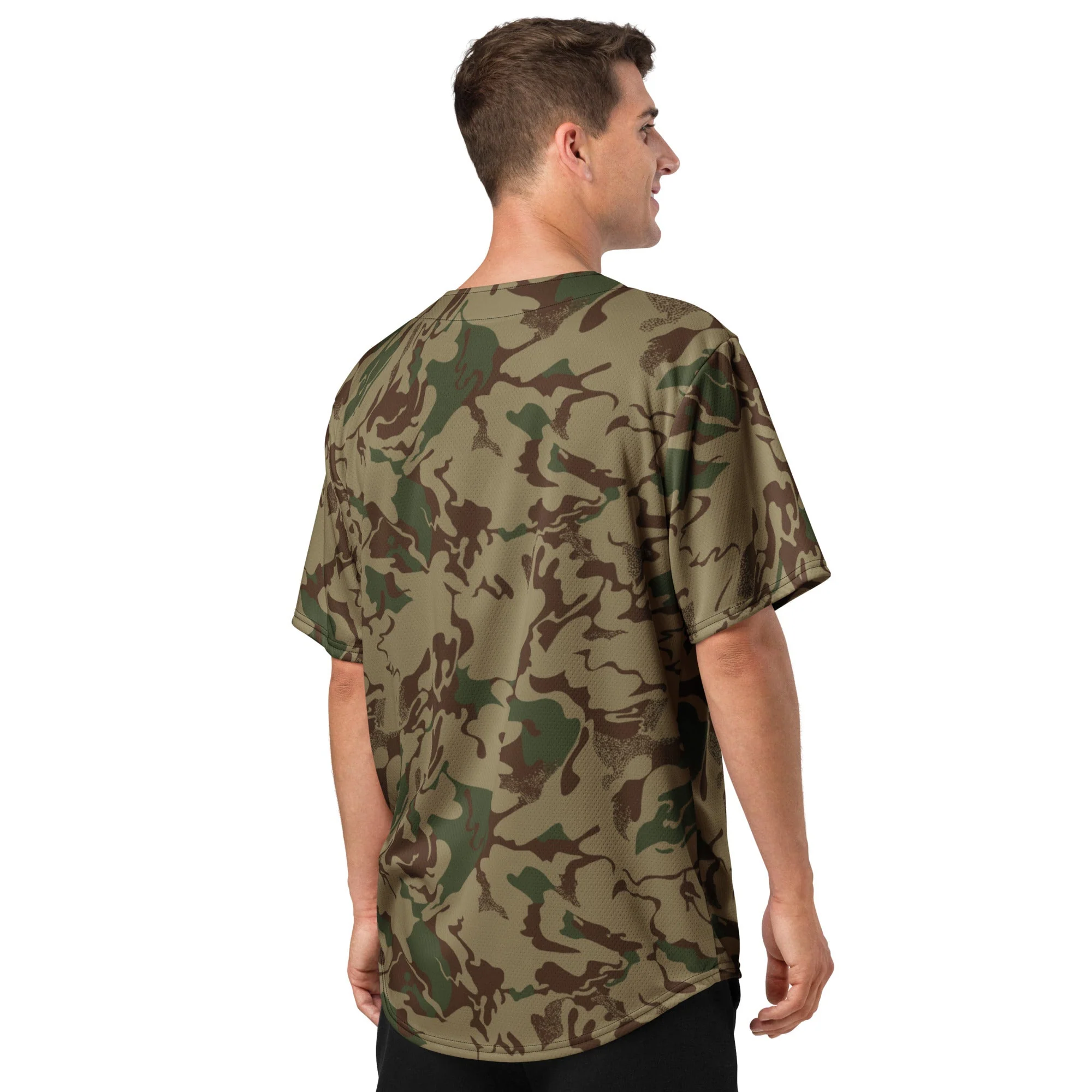 Russian Marble Mountain CAMO Unisex Baseball Jersey - Image 8