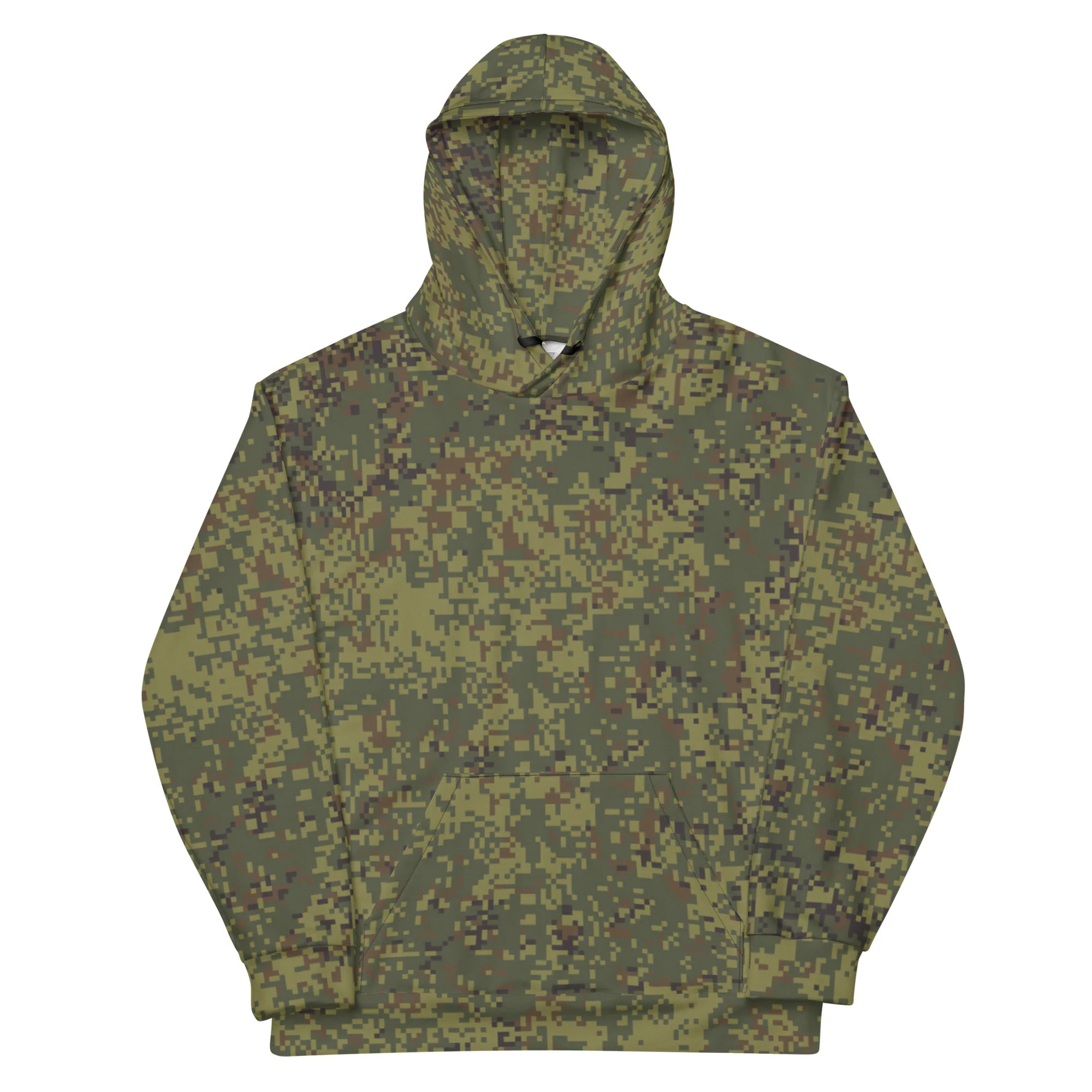 Russian Digital EMR Woodland CAMO Unisex Hoodie - Image 4