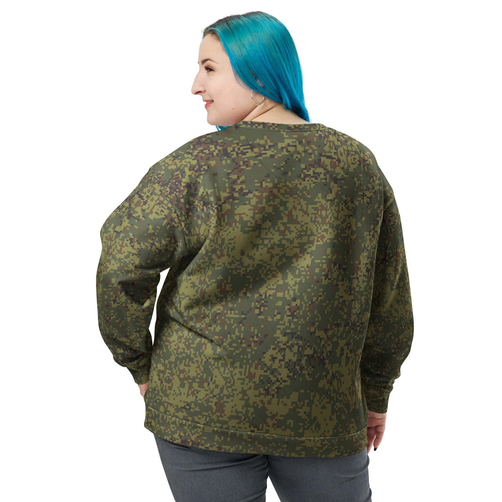 Russian Digital EMR Woodland CAMO Unisex Sweatshirt - Image 12