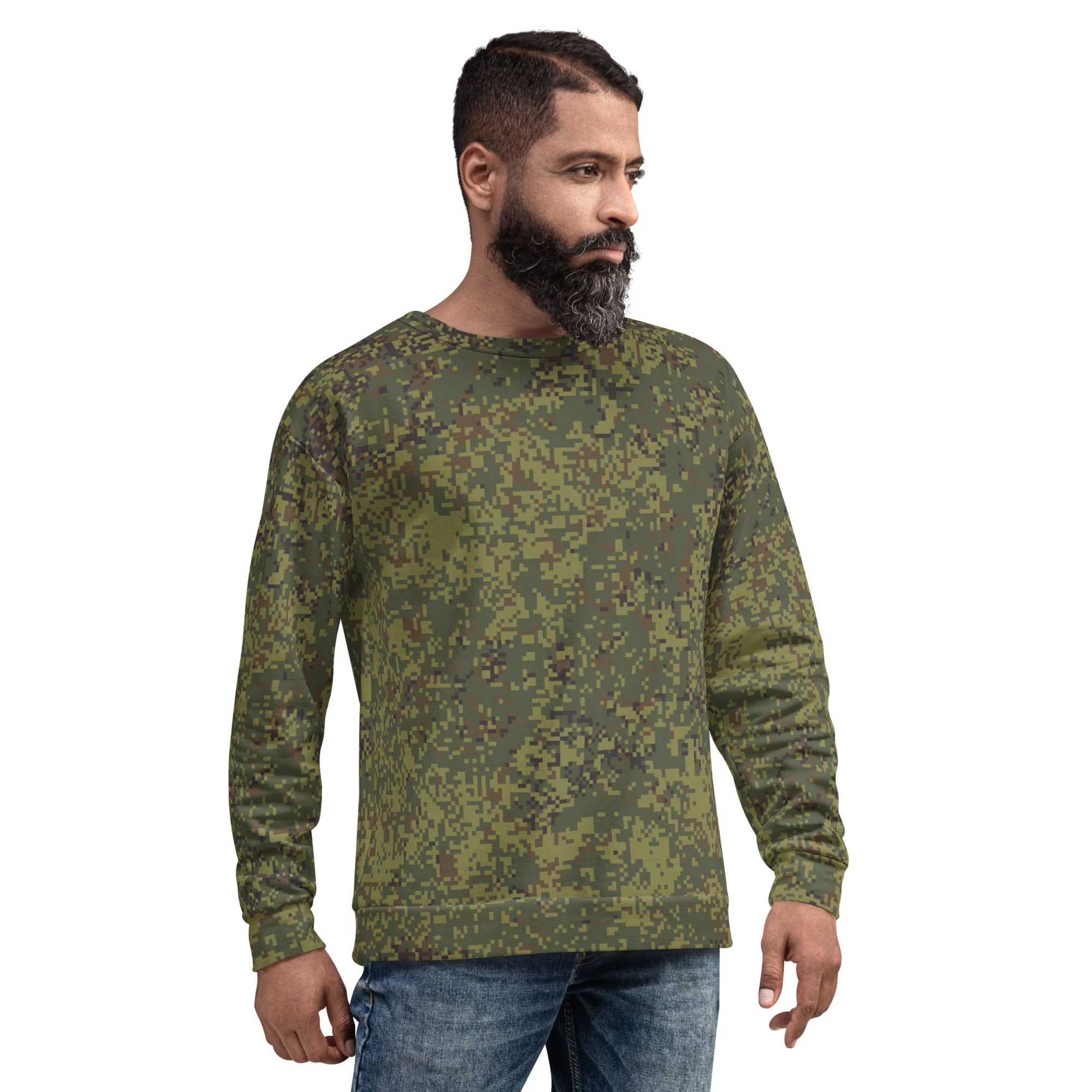 Russian Digital EMR Woodland CAMO Unisex Sweatshirt - Image 9