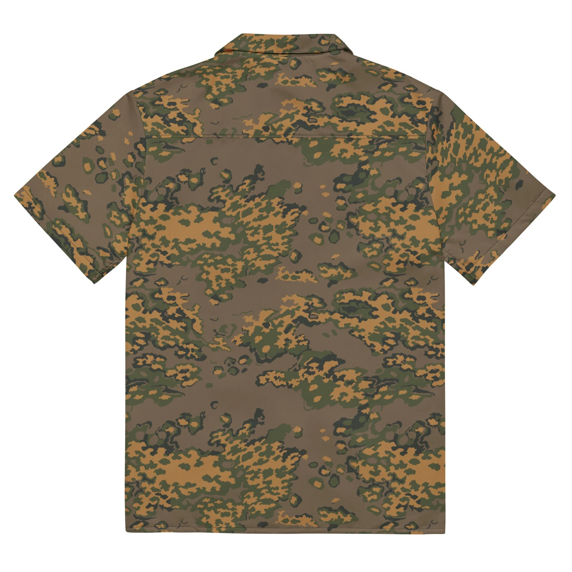 Russian Partizan Autumn CAMO Unisex Short-Sleeve Button Shirt - Image 5