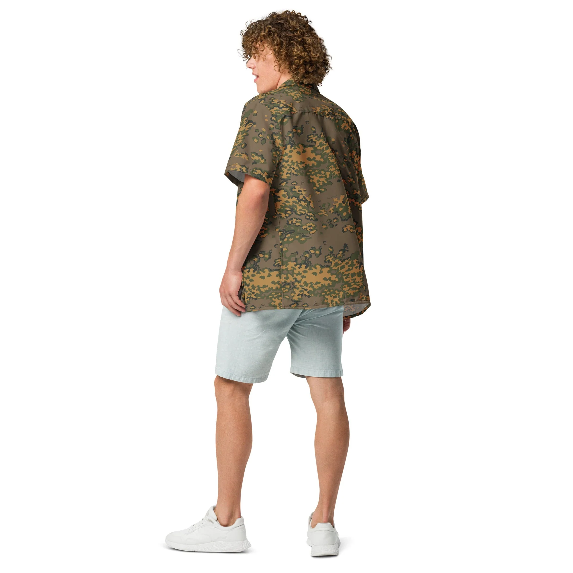 Russian Partizan Autumn CAMO Unisex Short-Sleeve Button Shirt - Image 7