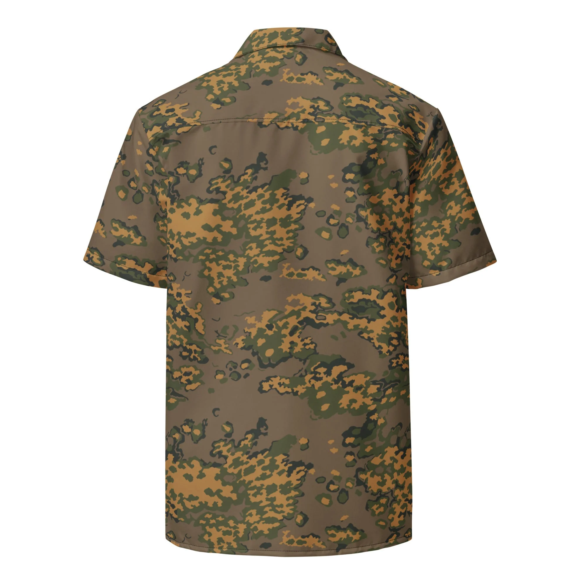 Russian Partizan Autumn CAMO Unisex Short-Sleeve Button Shirt - Image 8